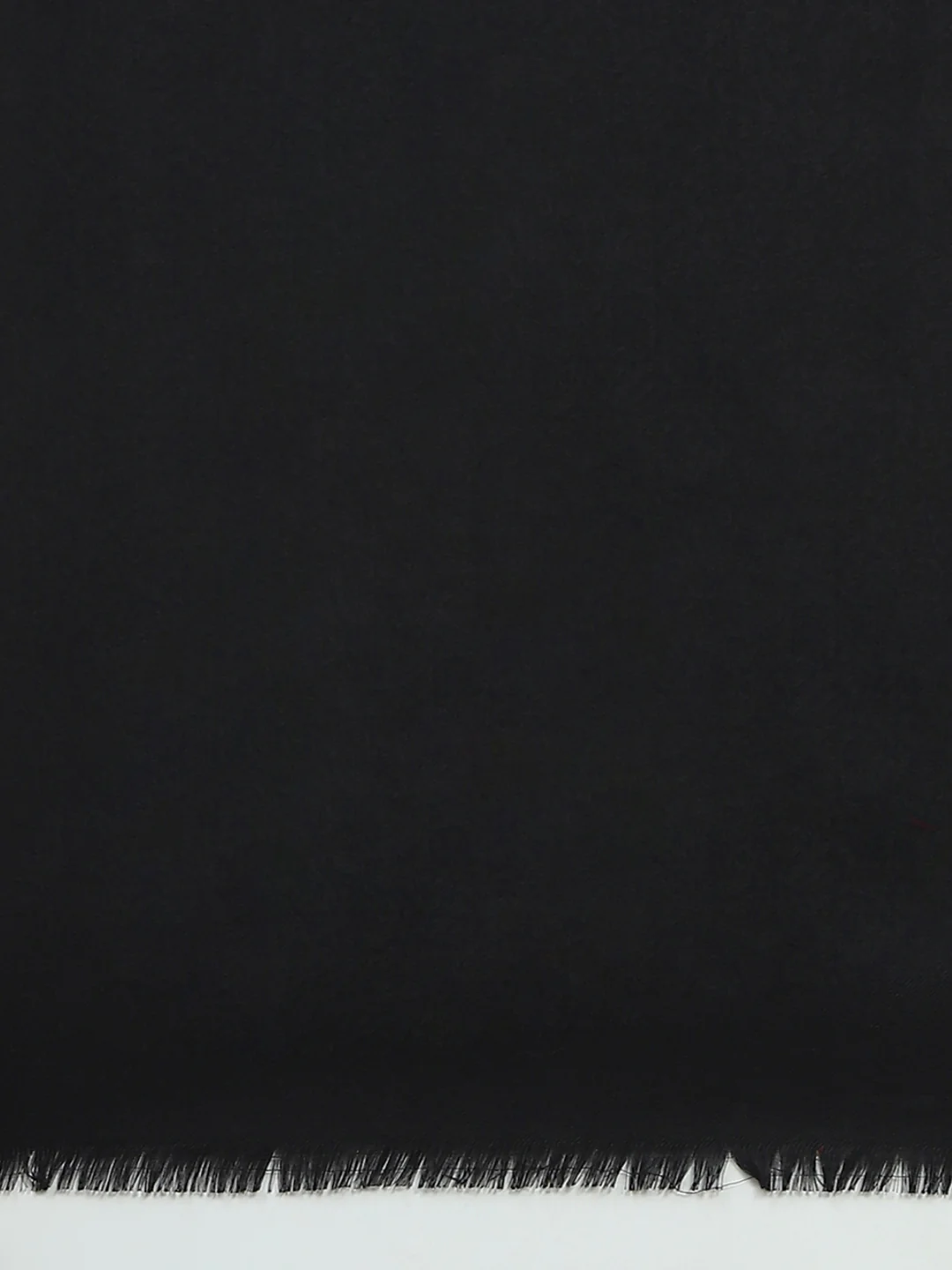 Women Black Solid Shawl - Image 6