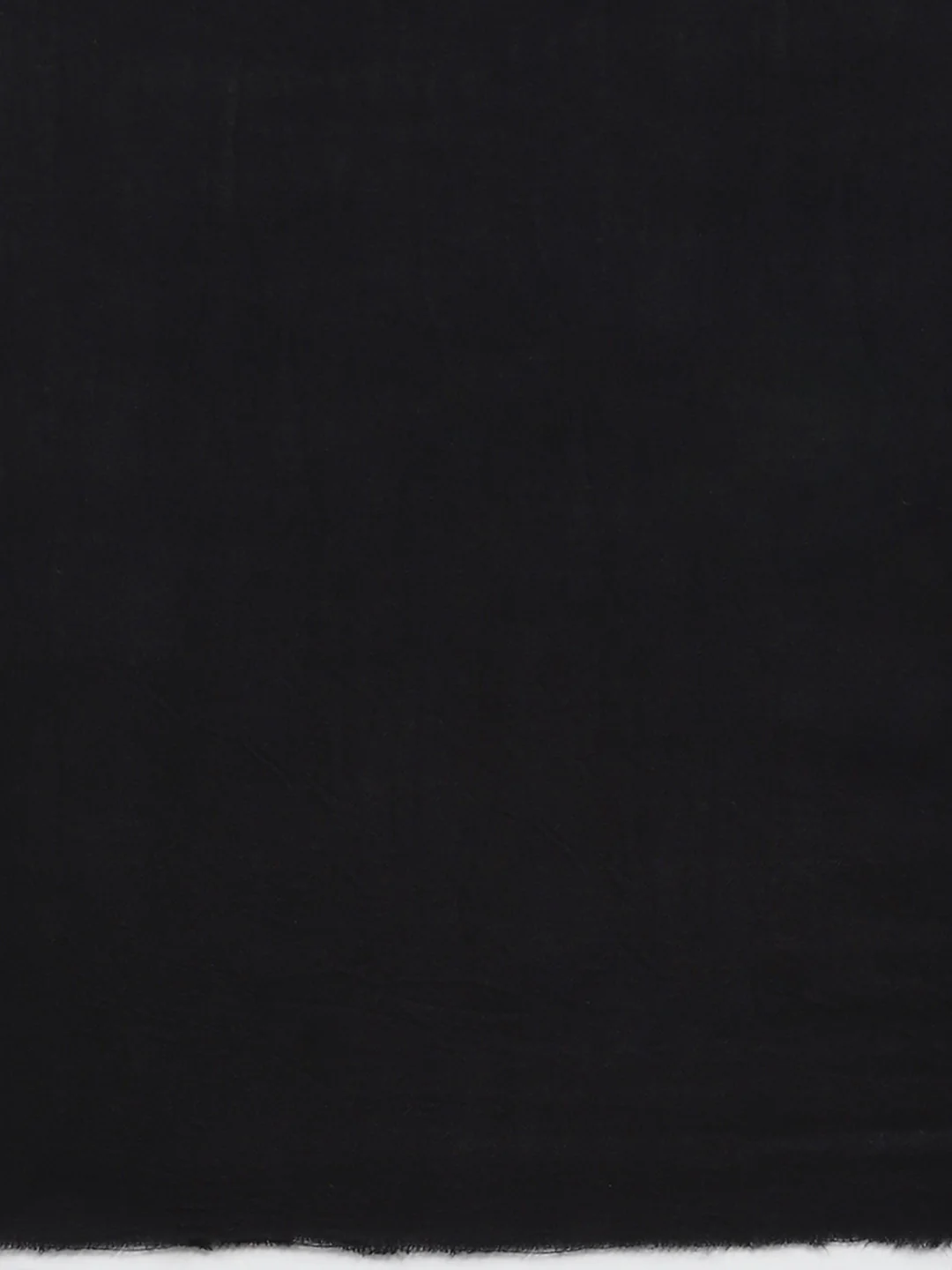 Women Black Solid Shawl - Image 6