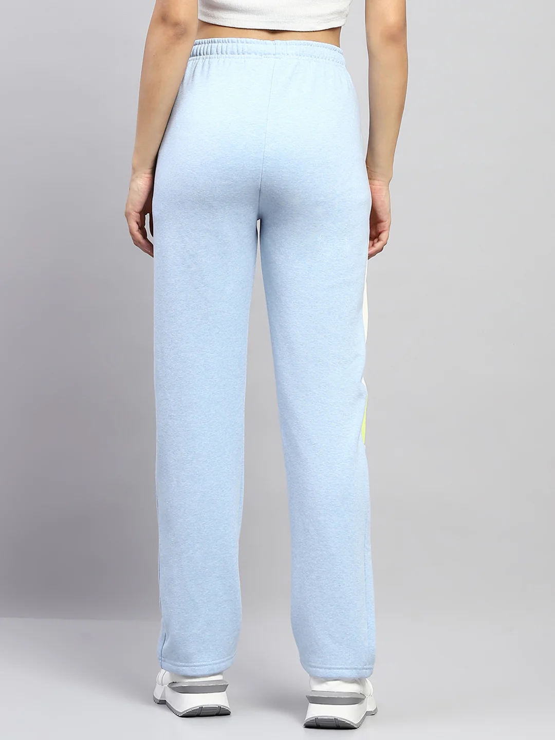 Women Blue Printed Regular Fit Lower - Image 5