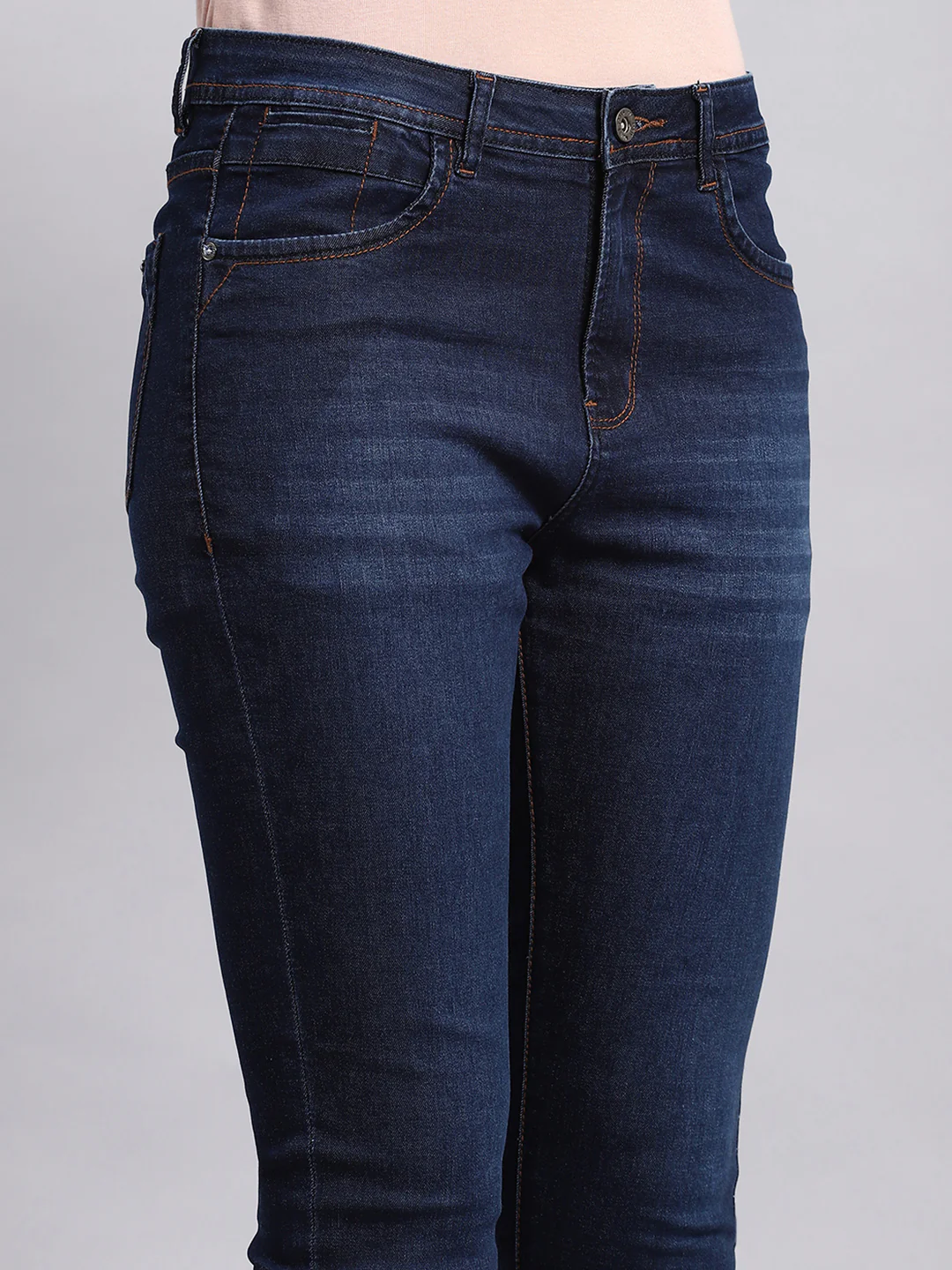 Women Blue Slim Fit Denim - Image 6