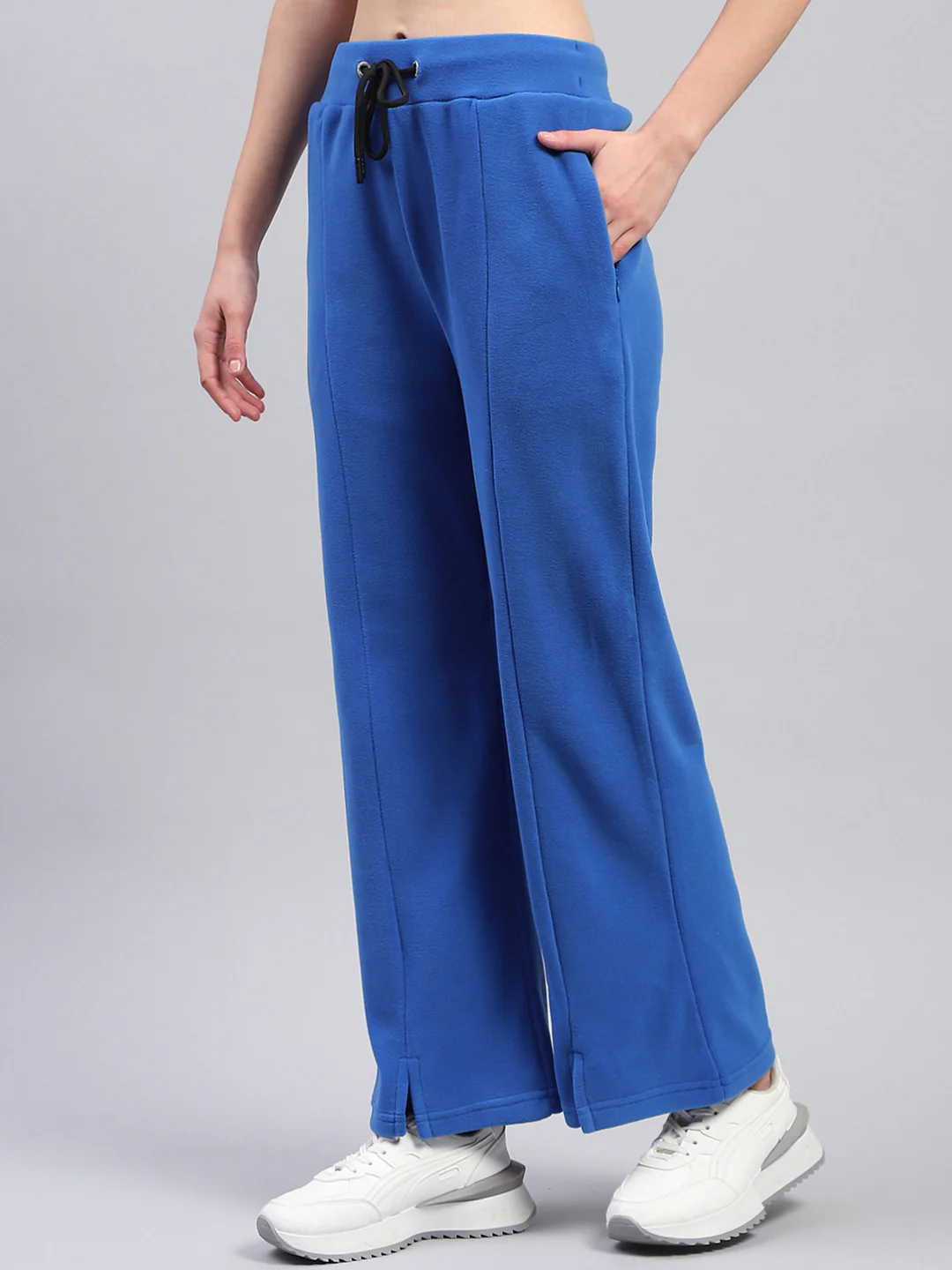 Rock.it Women Blue Solid Collar Full Sleeve Tracksuit - Image 8