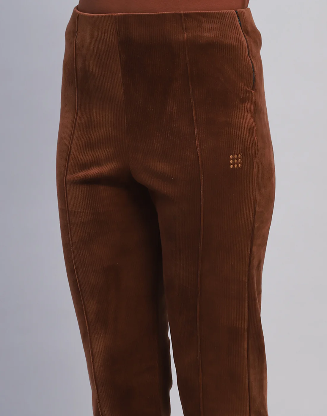 Rock.it Women Brown Solid Regular Fit Winter Lower - Image 6
