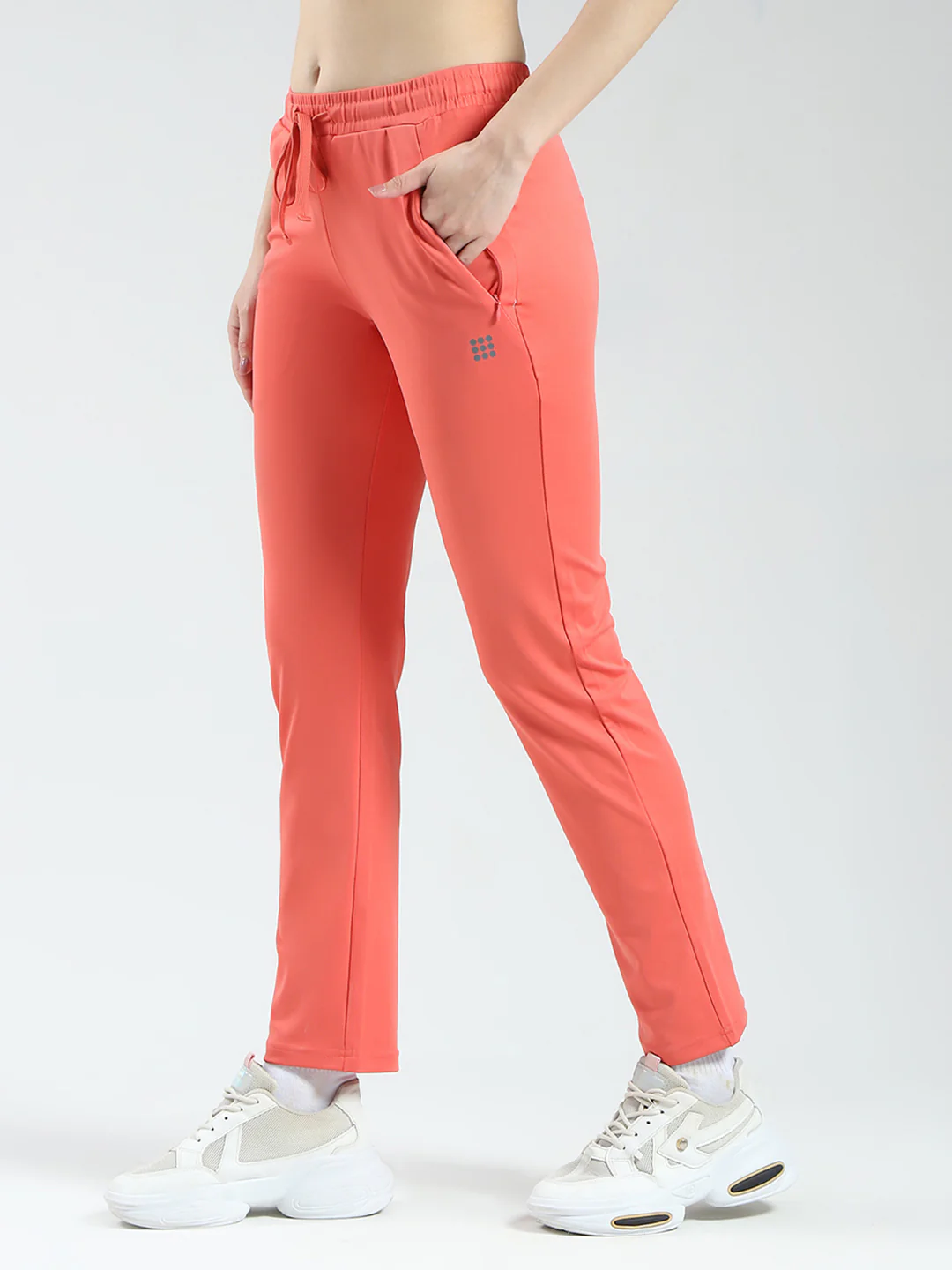 Rock.it Women Coral Solid Regular Fit Lower - Image 3