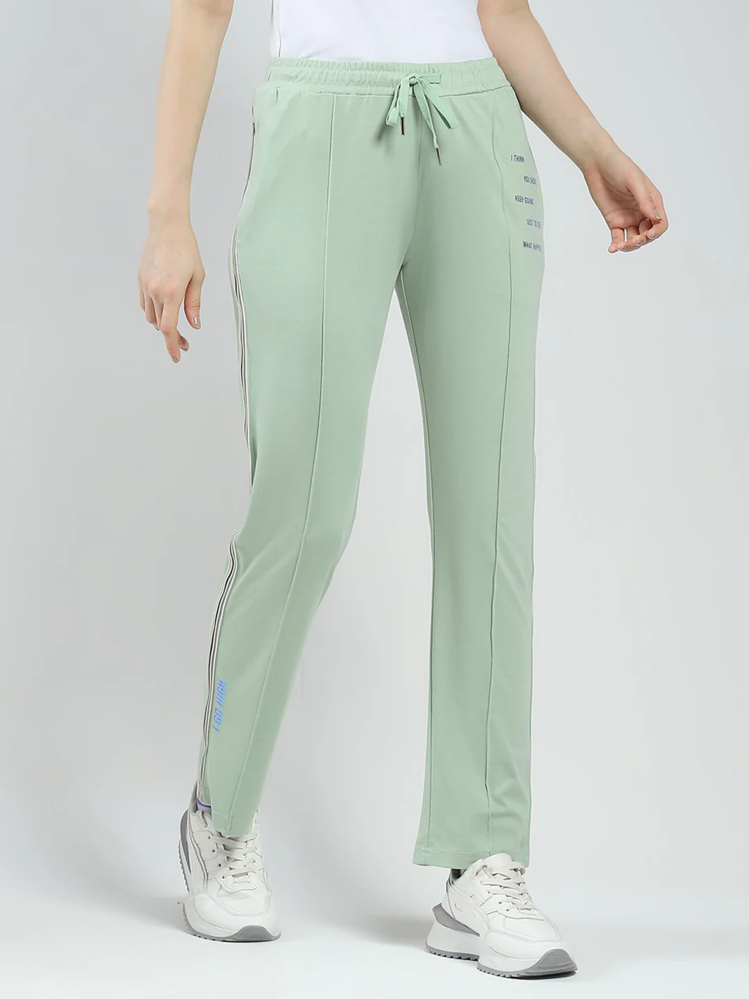 Women Green Printed Regular Fit Lower - Image 4