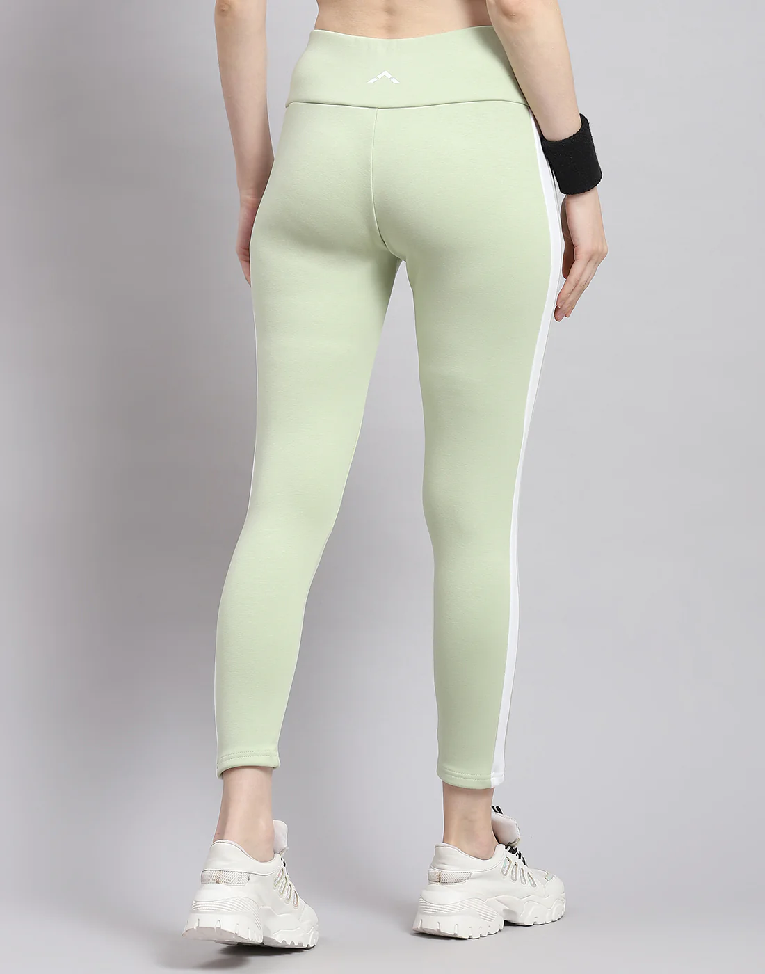 Rock.it Women Green Solid Regular Fit Legging - Image 2