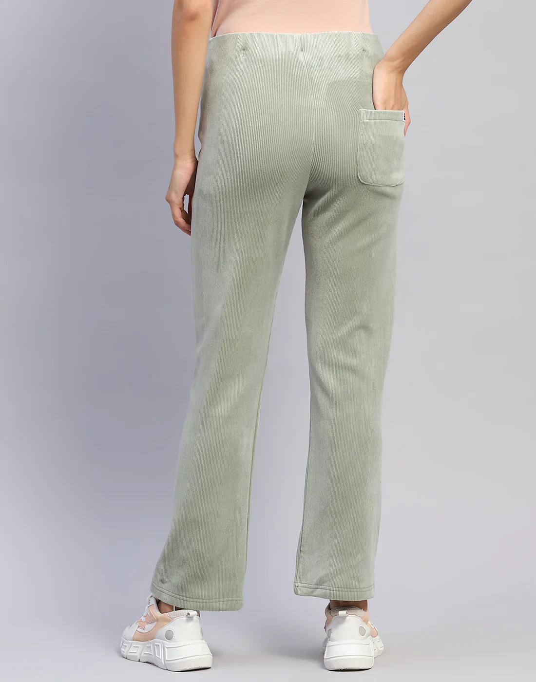 Rock.it Women Green Solid Regular Fit Winter Lower - Image 5