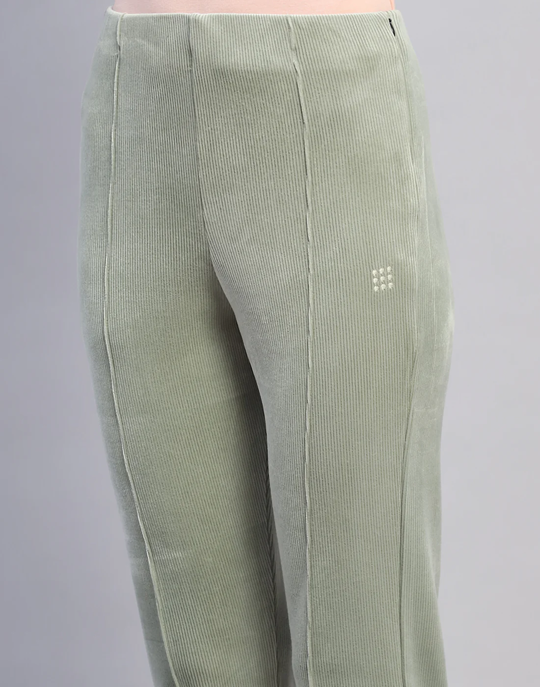 Rock.it Women Green Solid Regular Fit Winter Lower - Image 6