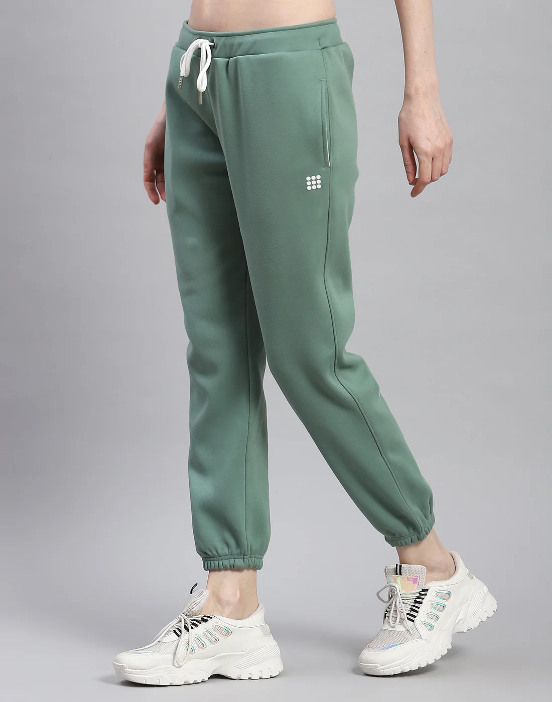 Rock.it Women Green Solid Regular Fit Winter Lower - Image 3