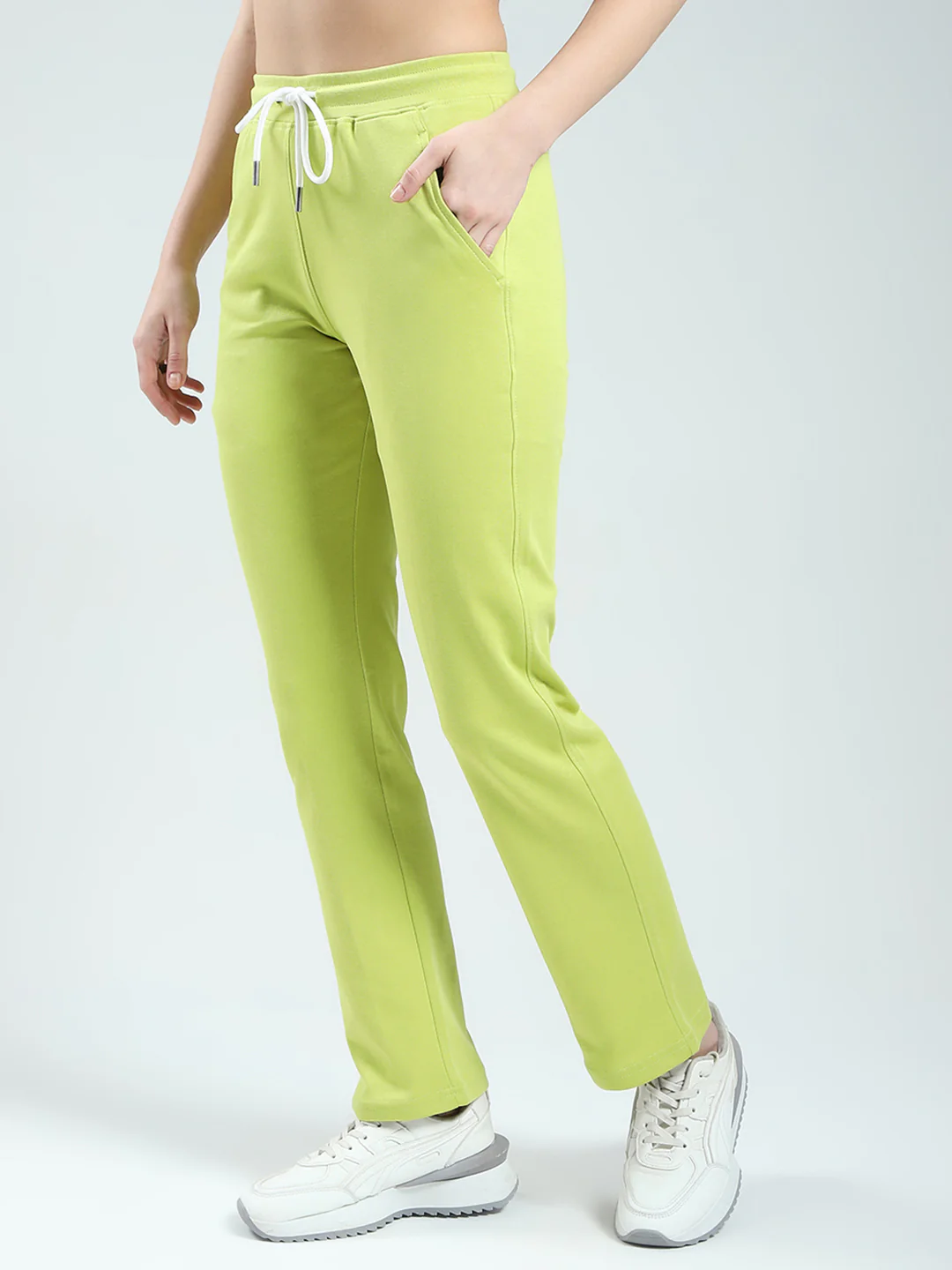 Rock.it Women Green Solid Regular Fit Lower - Image 3