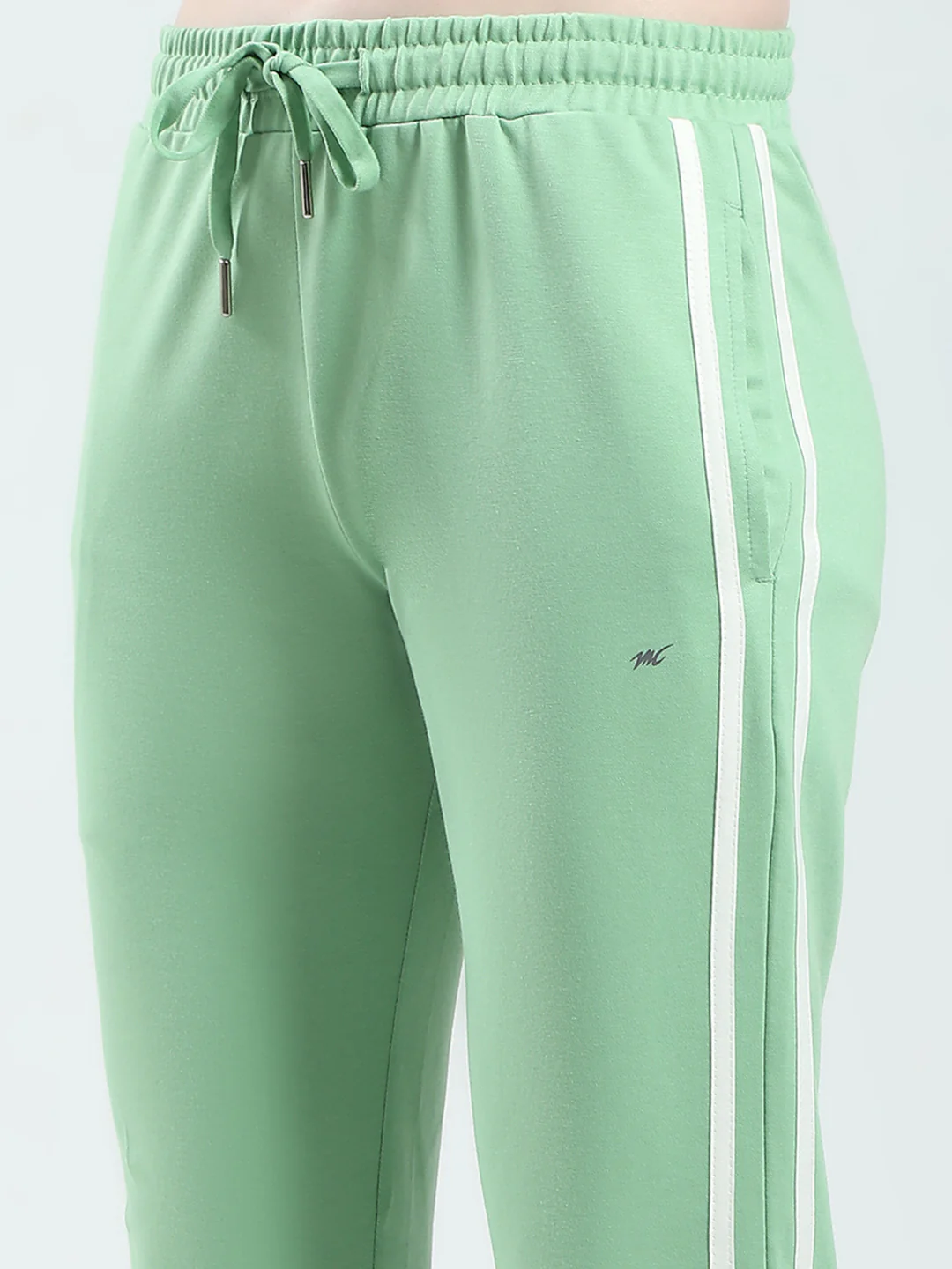 Women Green Solid Regular Fit Lower - Image 6
