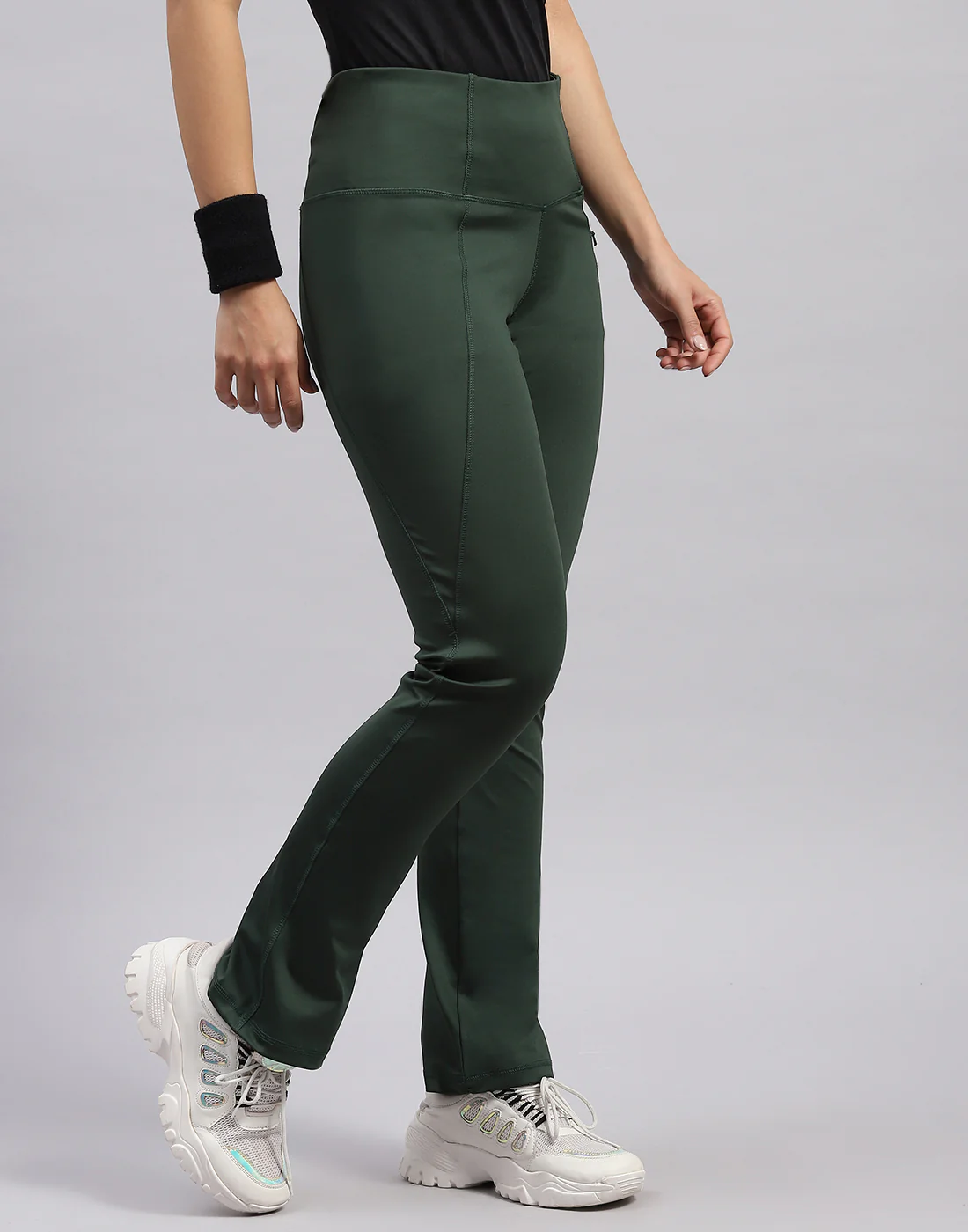 Rock.it Women Green Solid Smart Fit Lower - Image 4