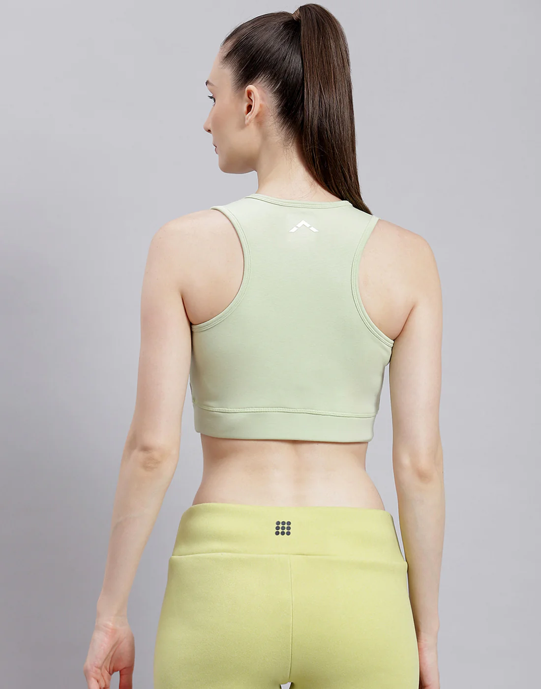 Rock.it Women Green Solid Sports Bra - Image 5