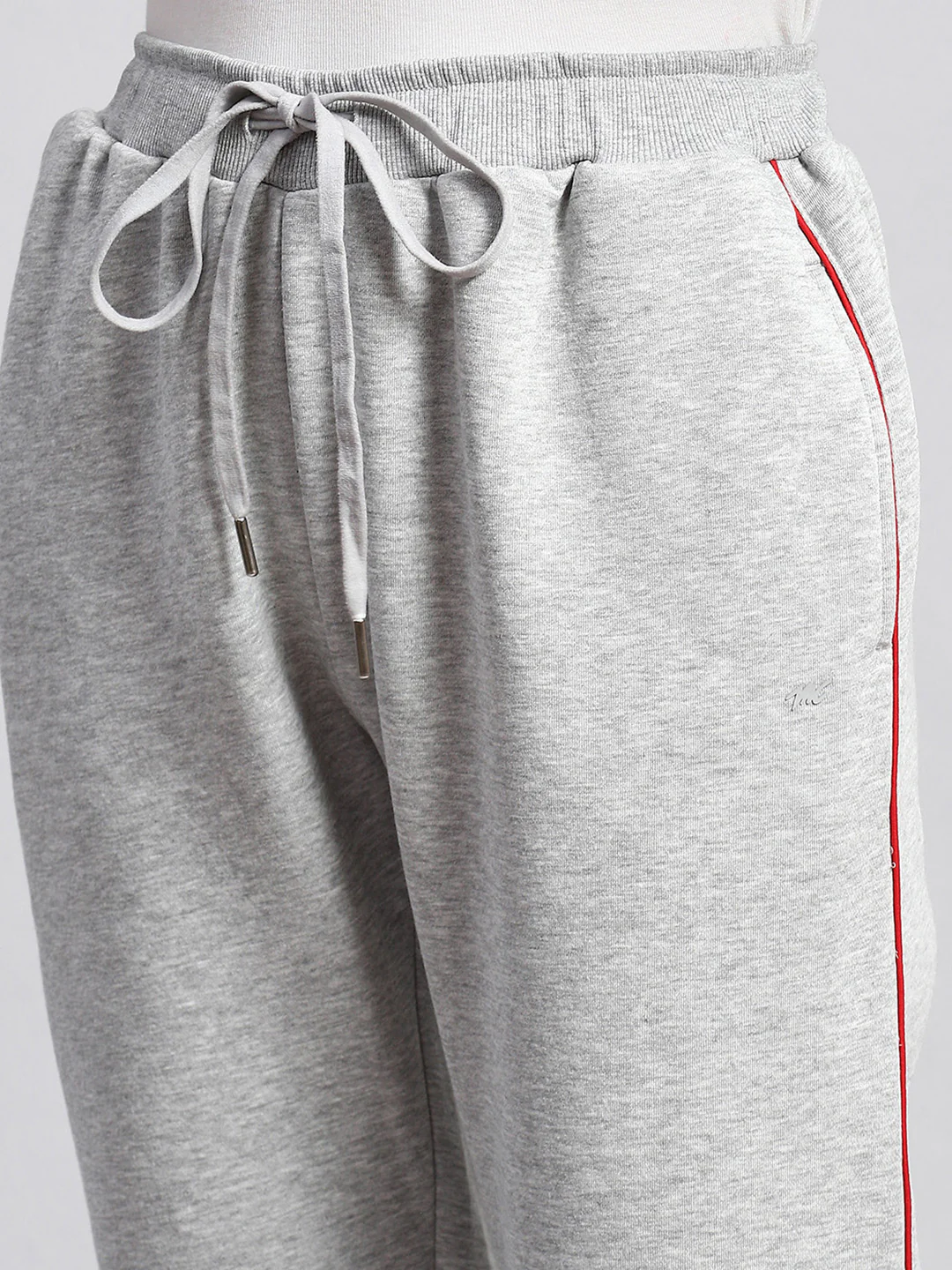 Women Grey Plain Winter Lower - Image 6