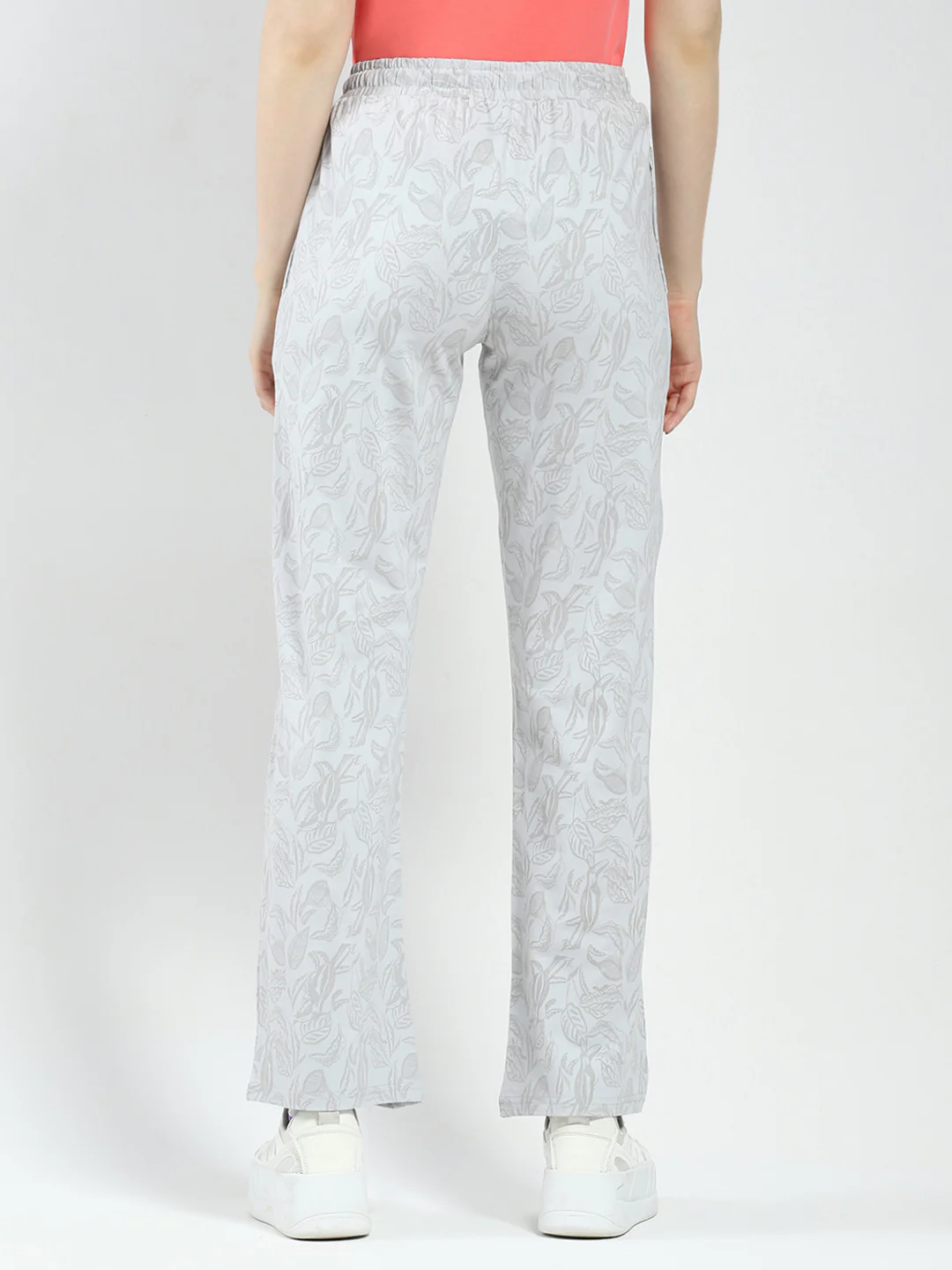 Women Grey Printed Regular Fit Lower - Image 5