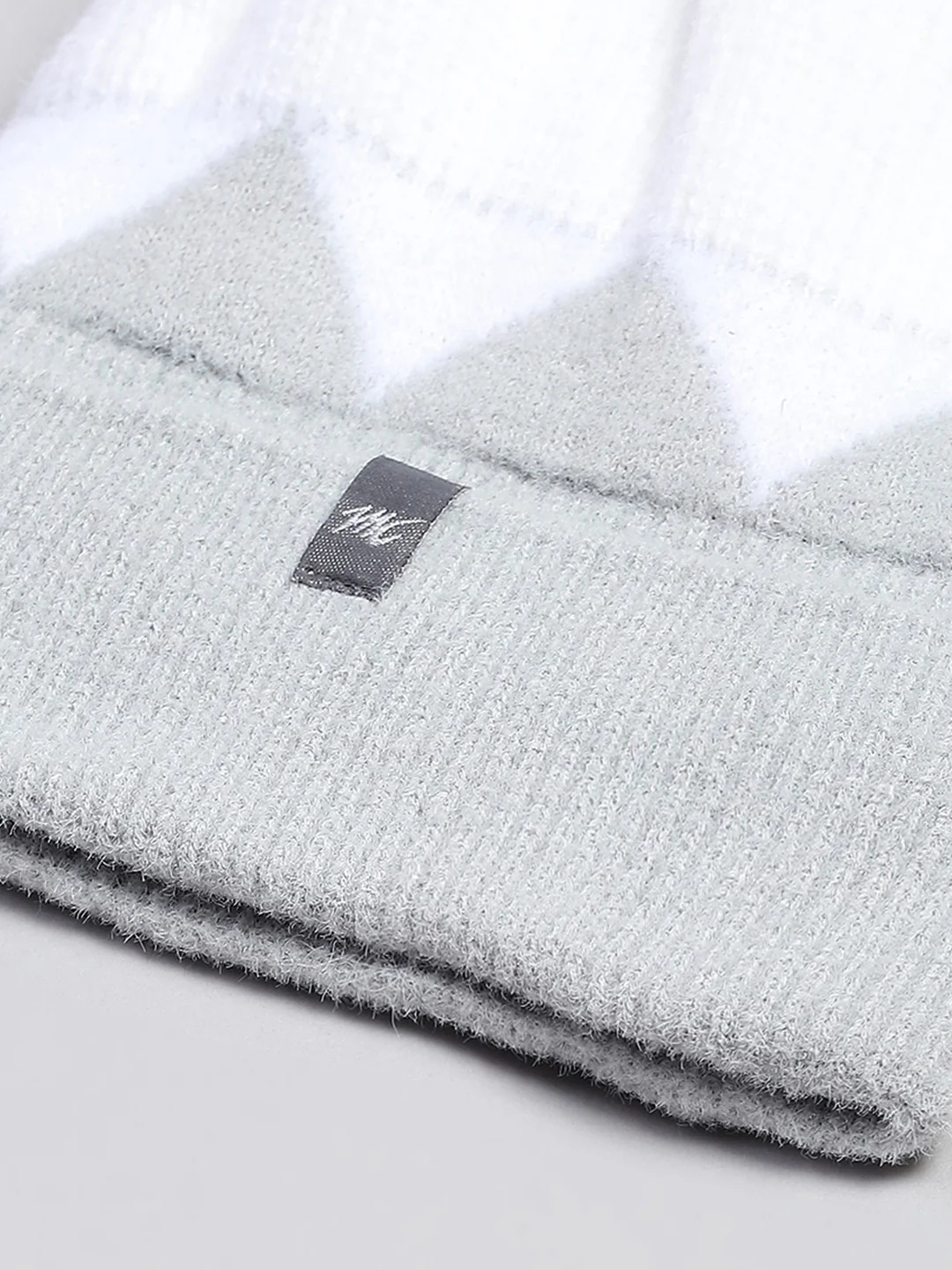 Women Grey Self Design Cap - Image 7