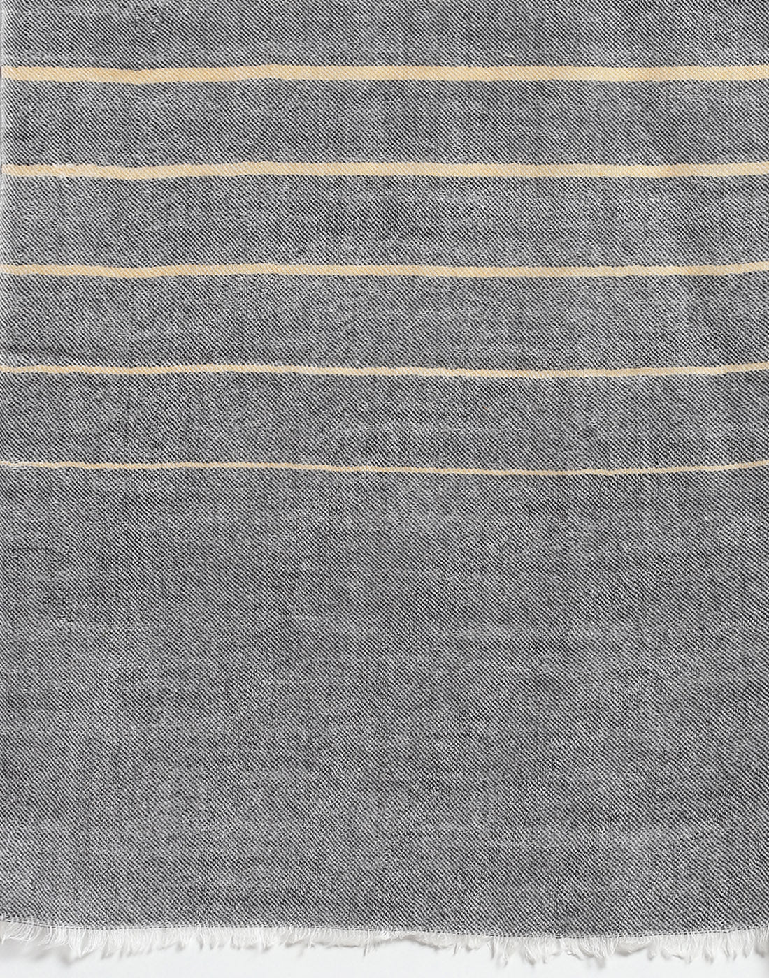Women Grey Stripe Stole - Image 6