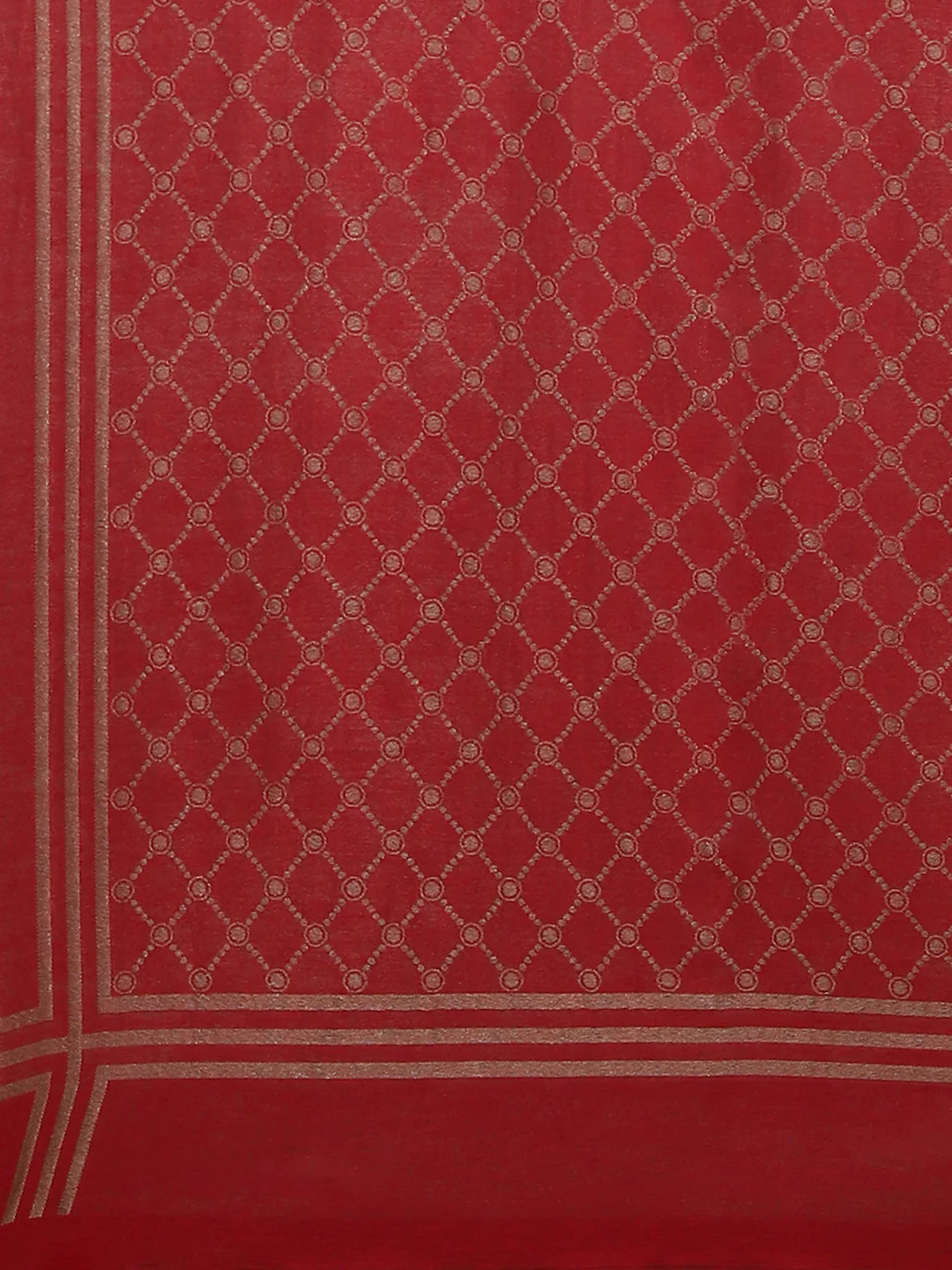 Women Maroon Self Design Stole - Image 7
