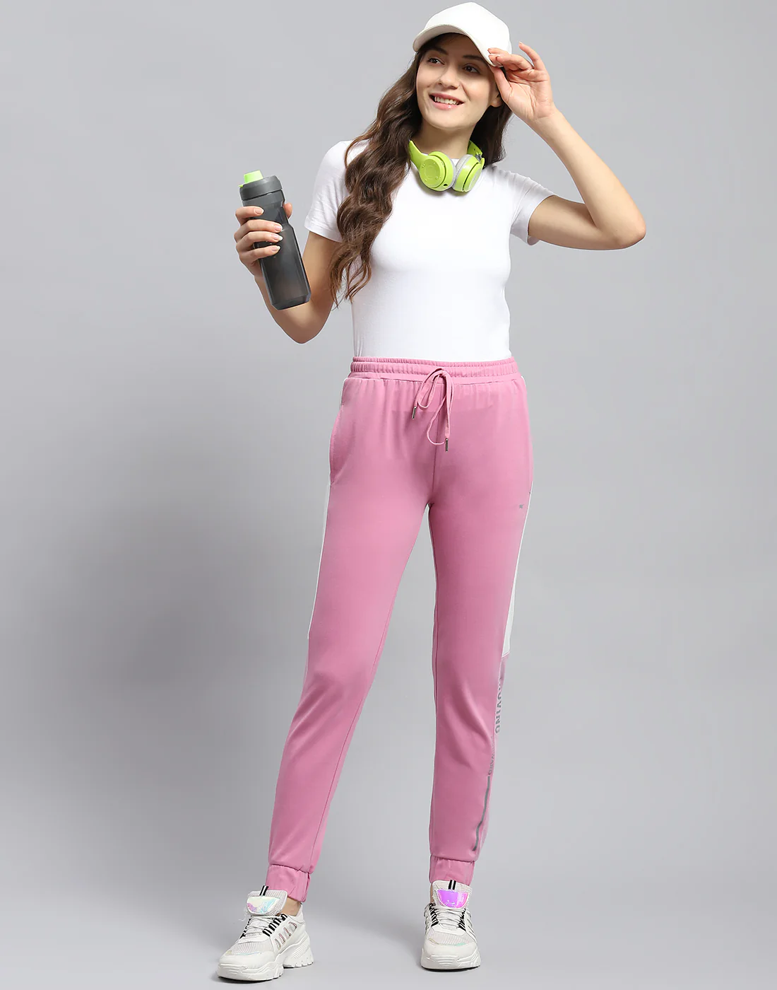Women Mauve Printed Regular Fit Lower - Image 3