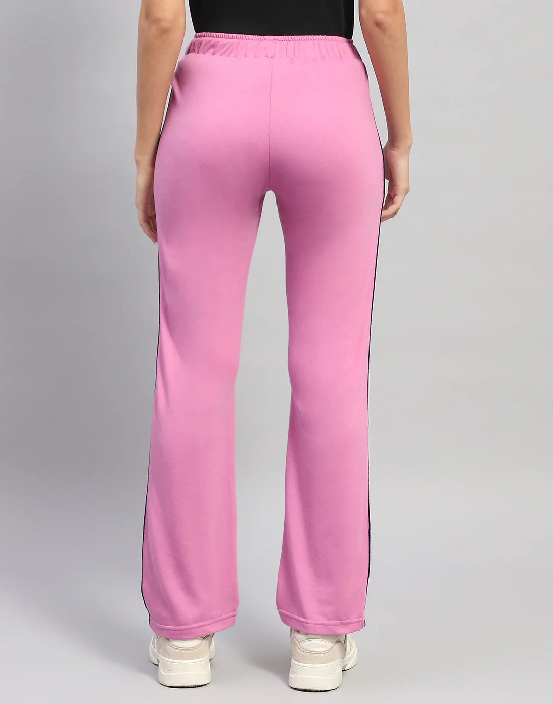 Women Mauve Solid Regular Fit Lower - Image 5