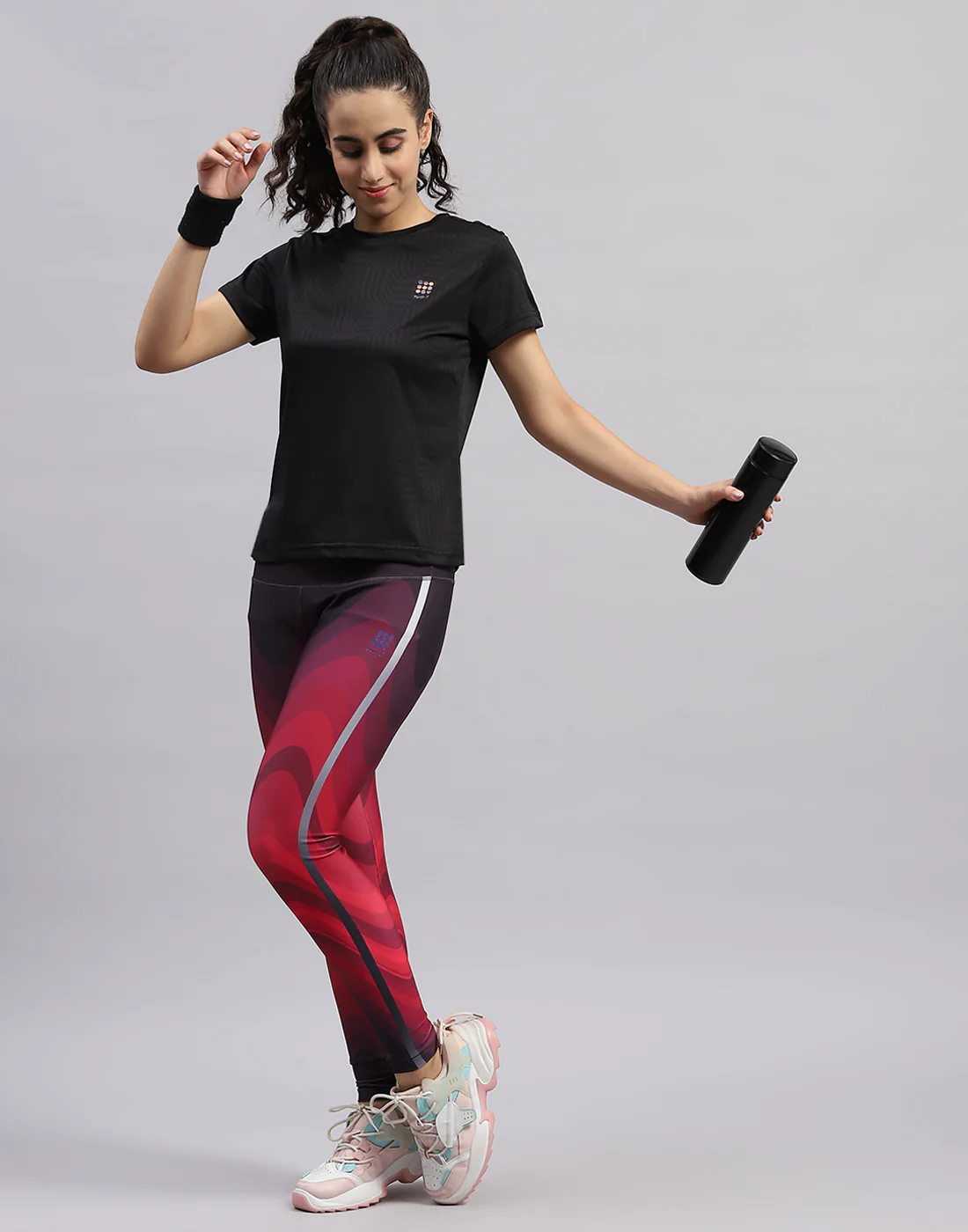 Rock.it Women Multicolor Printed Regular Fit Legging - Image 2