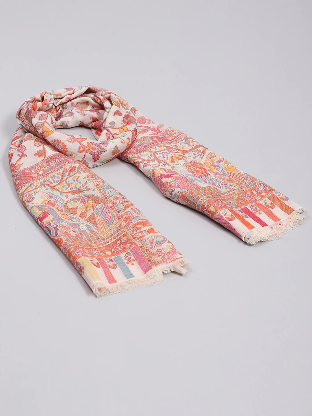 Women Multicolor Printed Shawl - Image 2