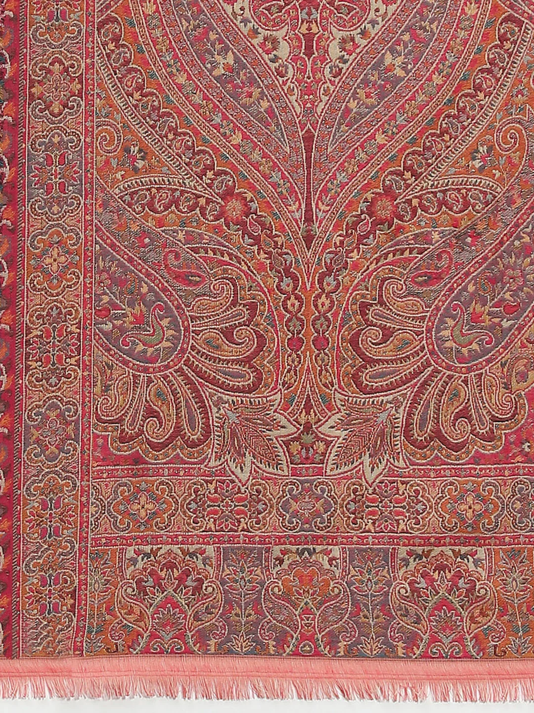 Women Multicolor Self Design Shawl - Image 6