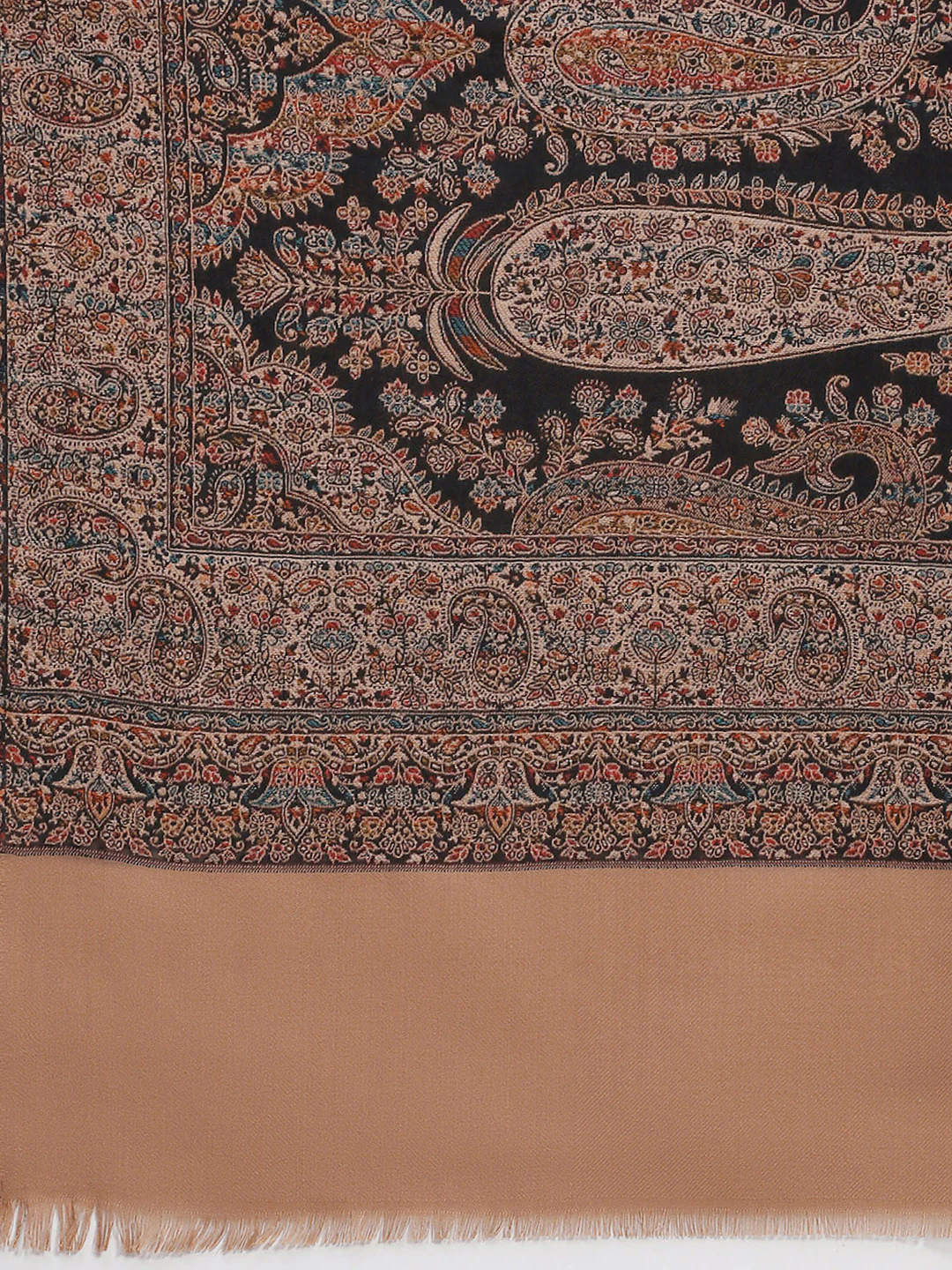 Women Multicolor Self Design Shawl - Image 6