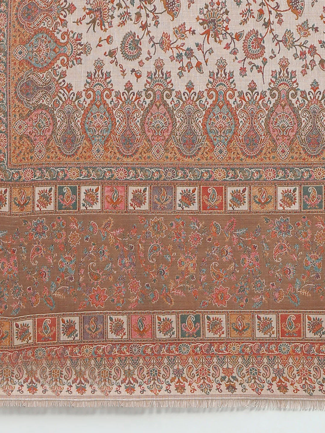 Women Multicolor Self Design Shawl - Image 6
