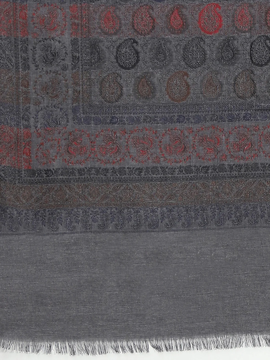 Women Multicolor Self Design Shawl - Image 6