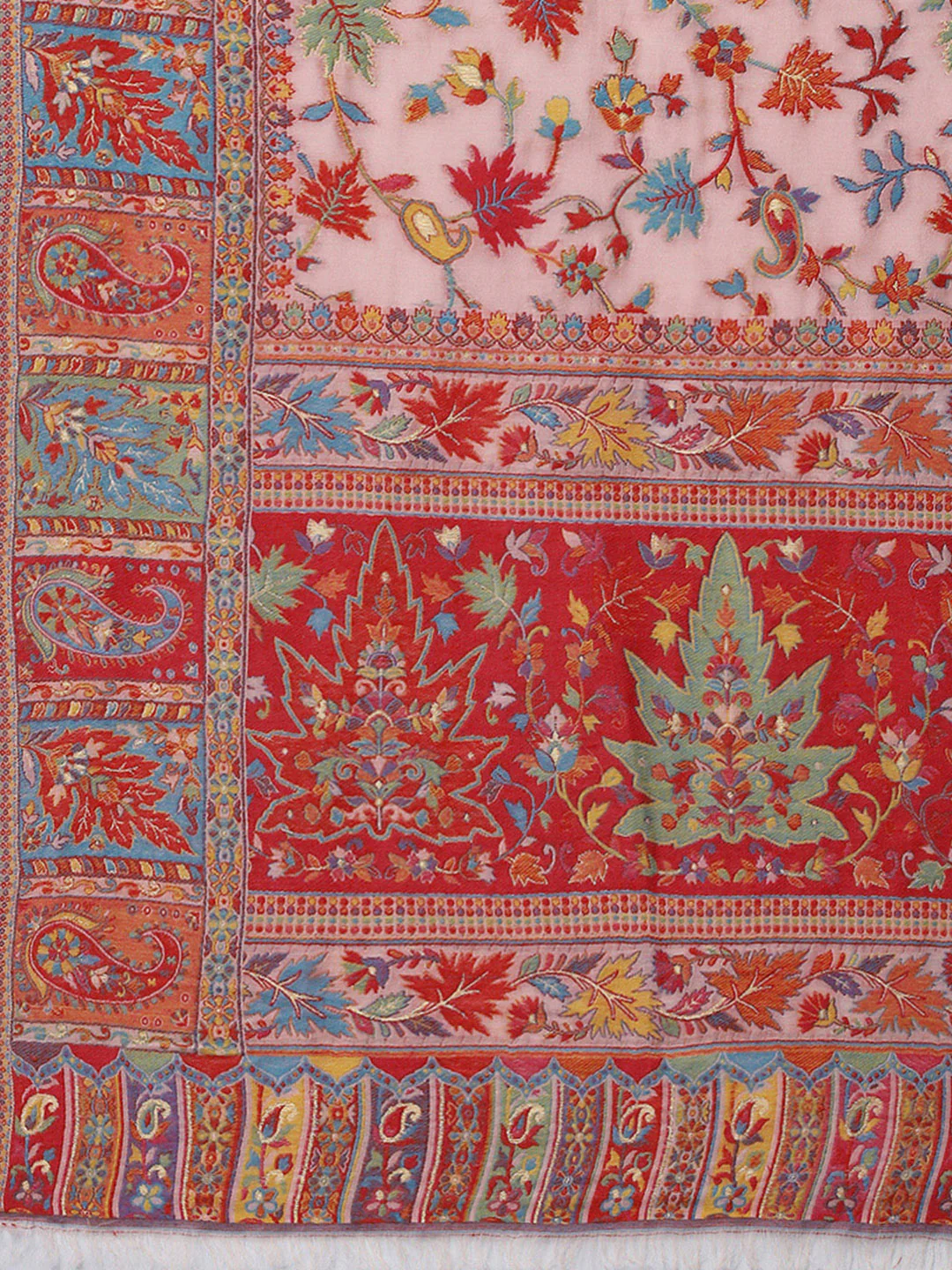 Women Multicolor Self Design Shawl - Image 7