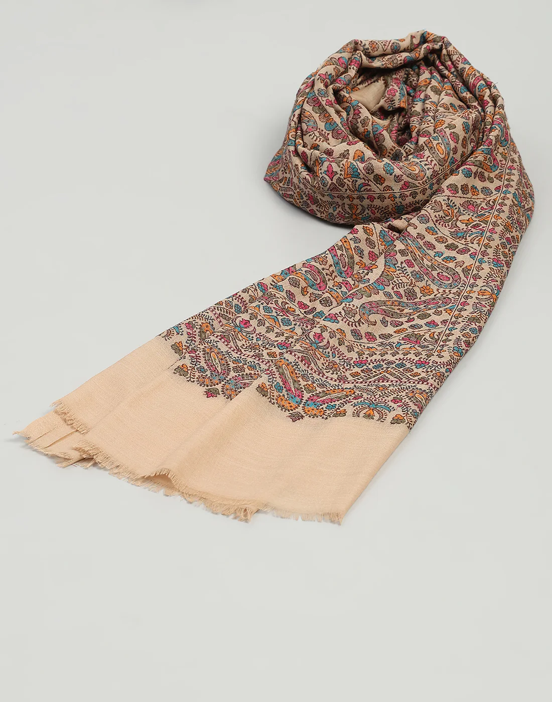 Women Multicolor Self Design   Shawl - Image 6