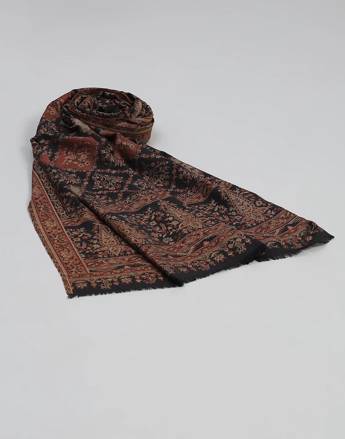 Women Multicolor Self Design   Shawl - Image 6