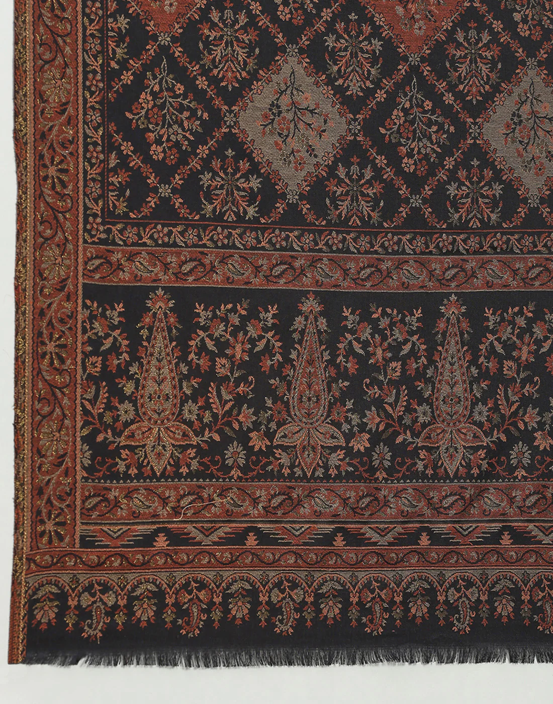 Women Multicolor Self Design   Shawl - Image 7