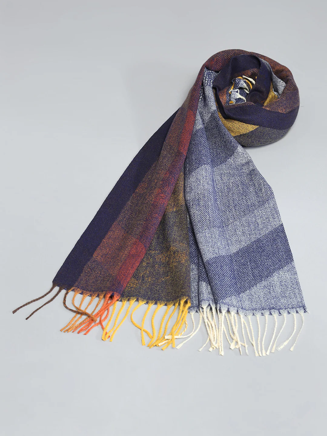 Women Multicolor Self Design Stole - Image 6