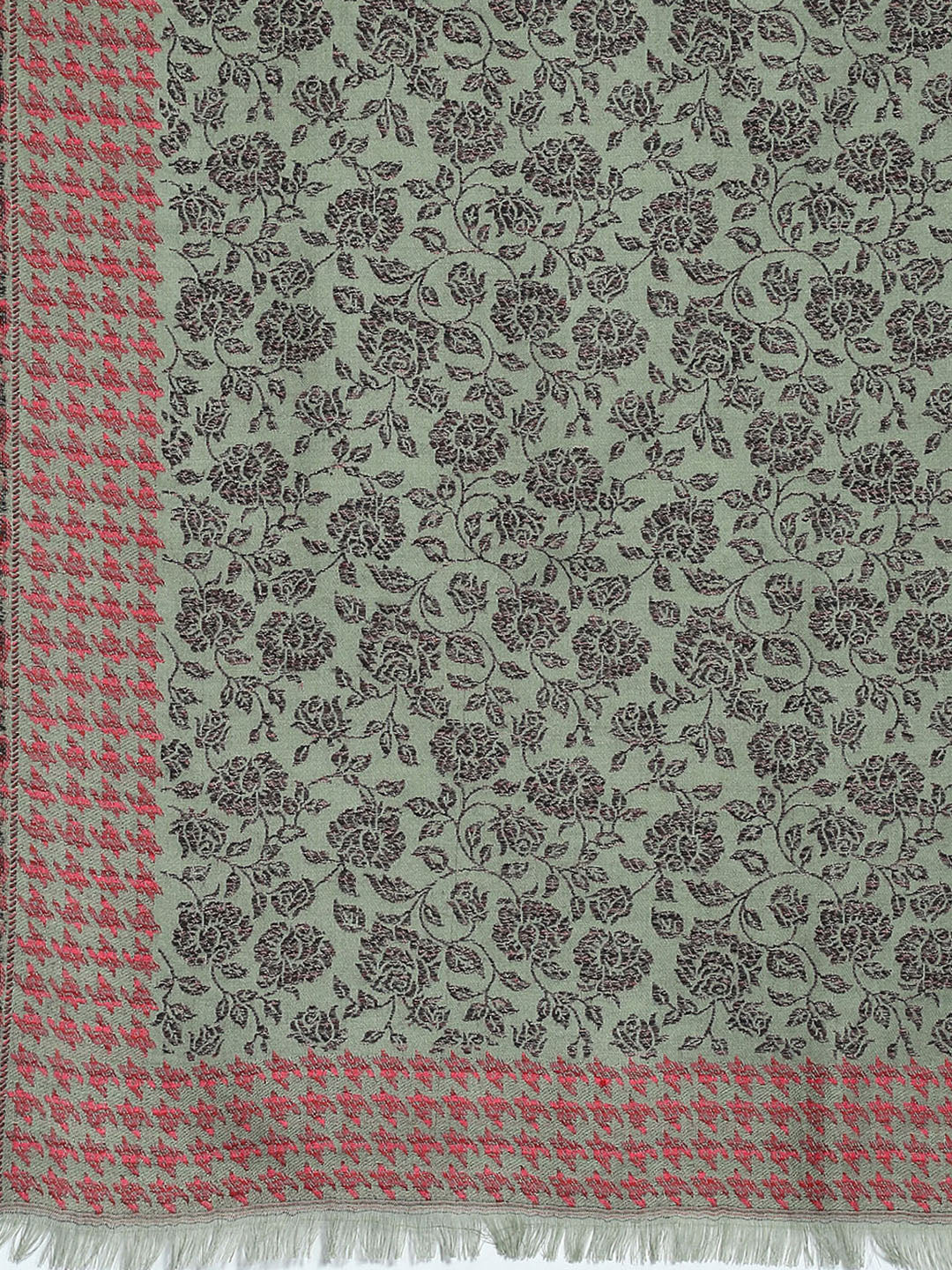 Women Multicolor Self Design Stole - Image 7