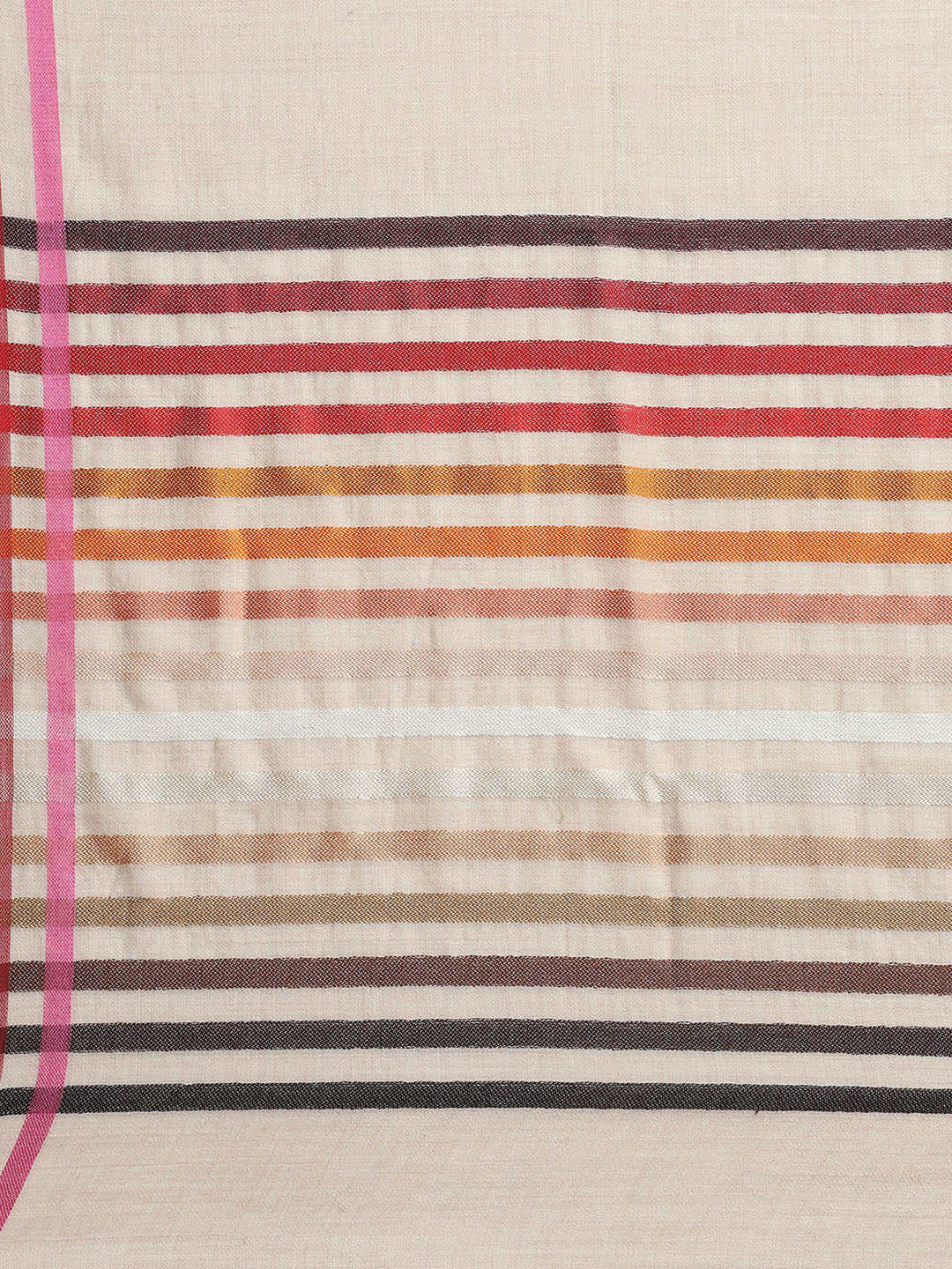 Women Multicolor Self Design Stole - Image 7