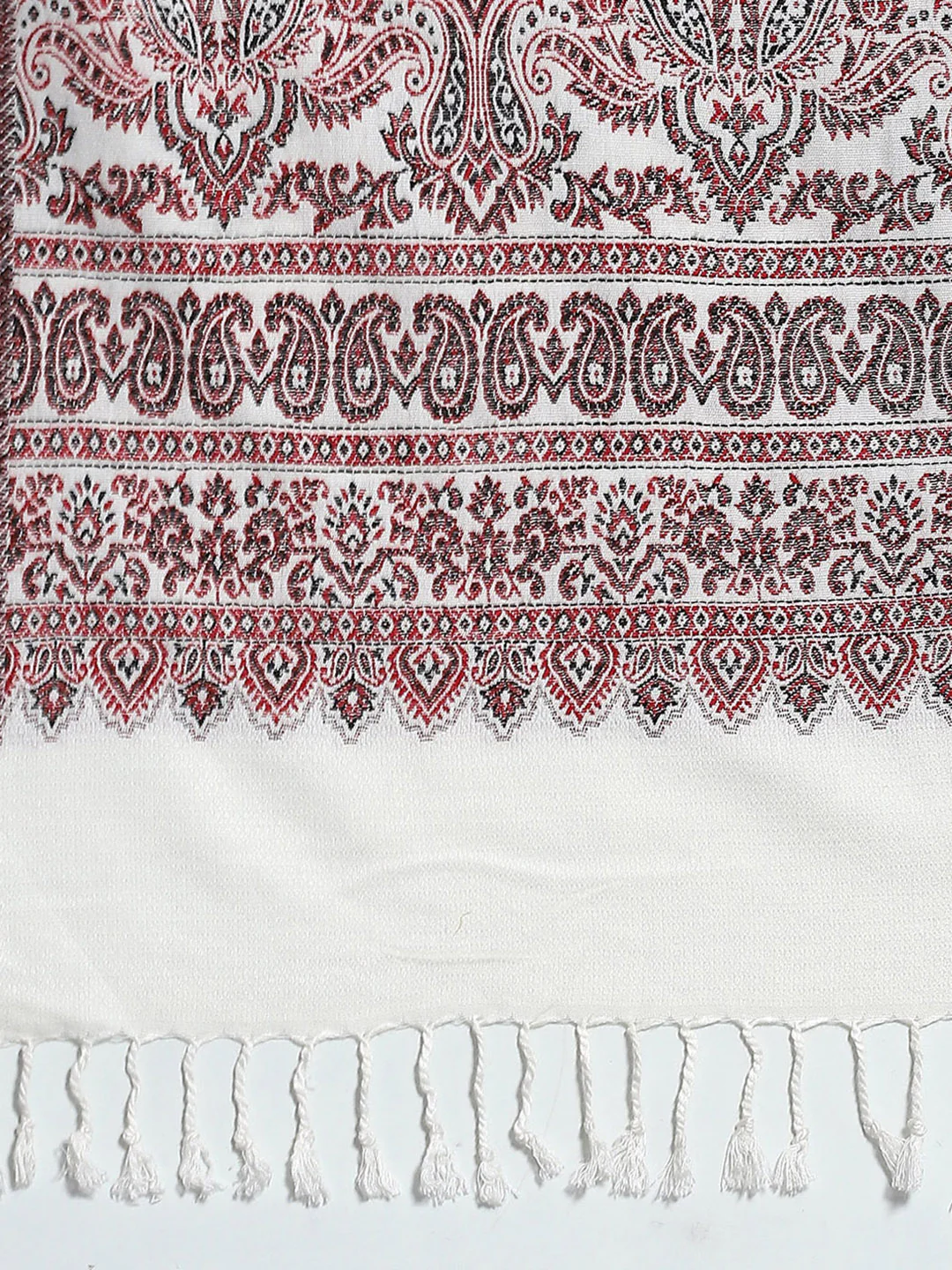 Women Multicolor Self Design Stole - Image 7
