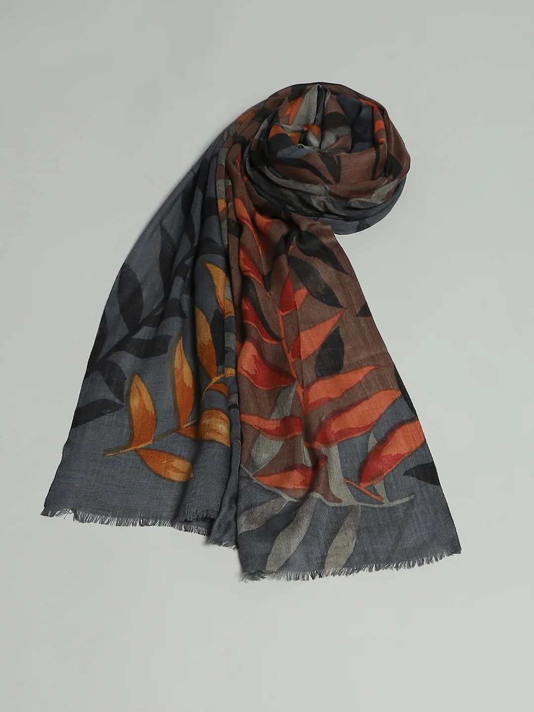 Women Multicolor Self Design Stole - Image 6