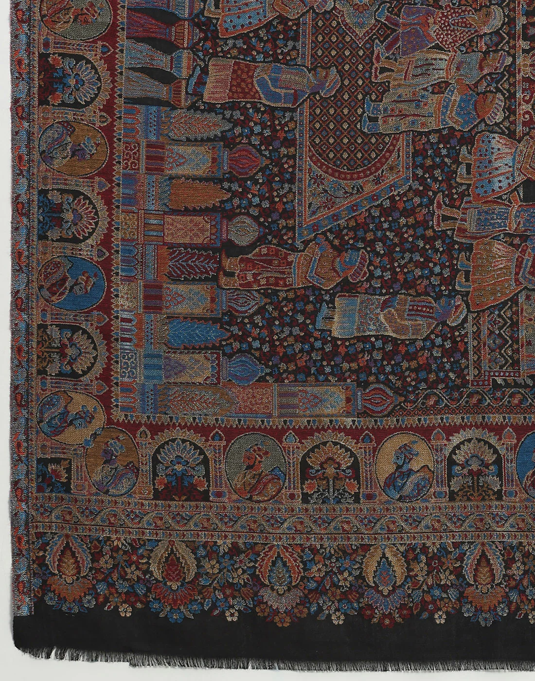 Women Multicolor Self Design   Stole - Image 8