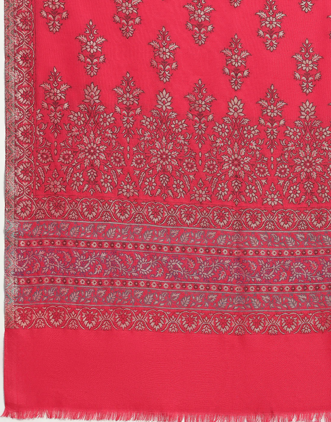 Women Multicolor Self Design   Stole - Image 7