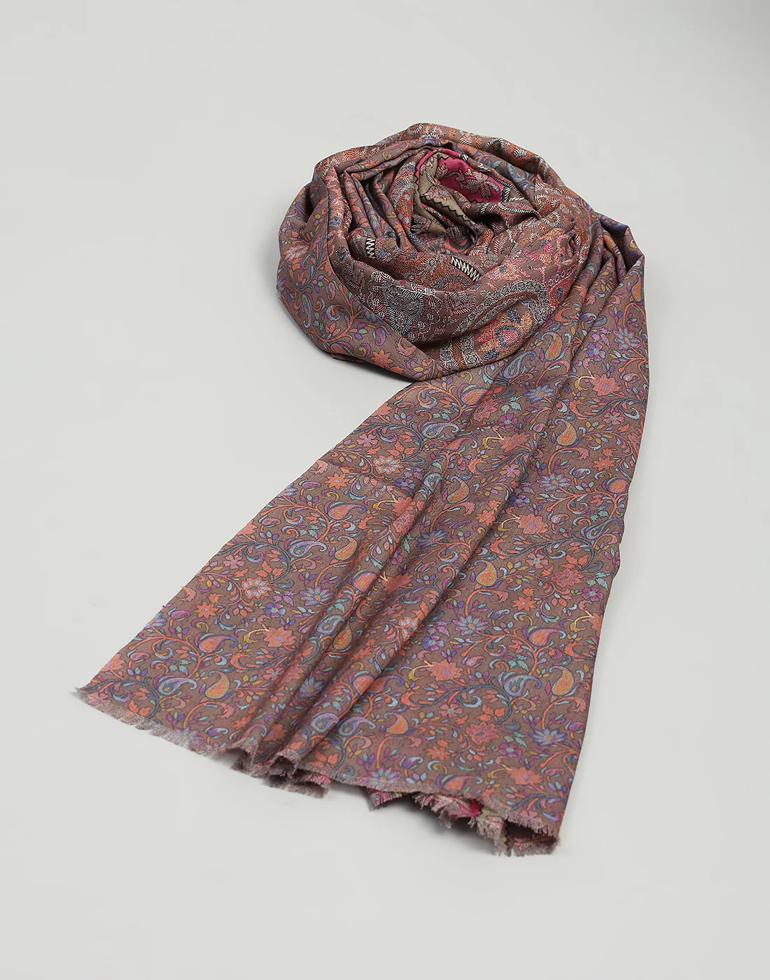 Women Multicolor Self Design   Stole - Image 6