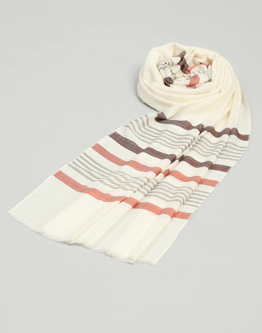 Women Multicolor Self Design   Stole - Image 6