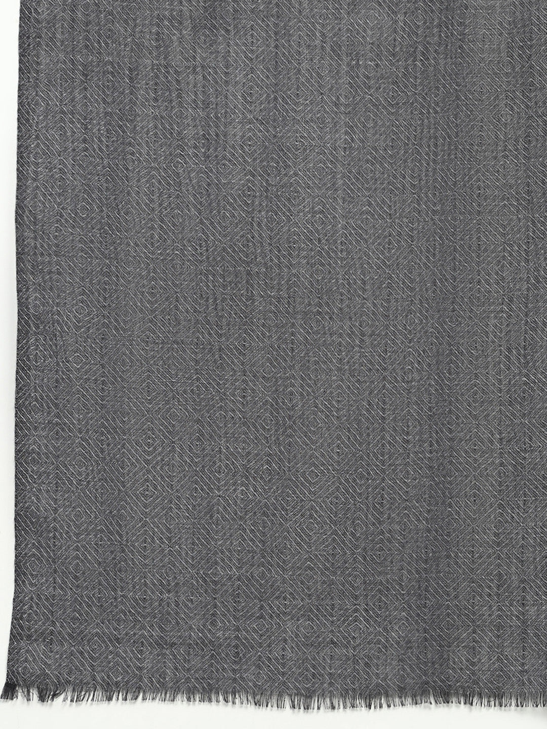 Women Multicolor Self Design Wool Stole - Image 7