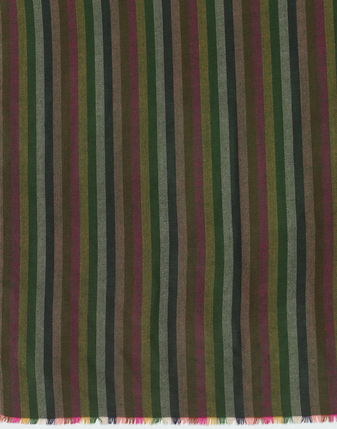 Women Multicolor Stripe Shawl - Image 6