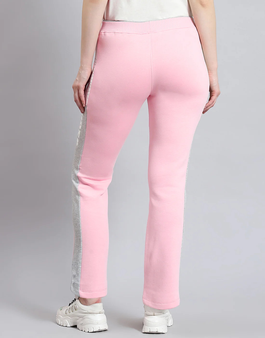 Women Pink Printed Regular Fit Winter Lower - Image 6