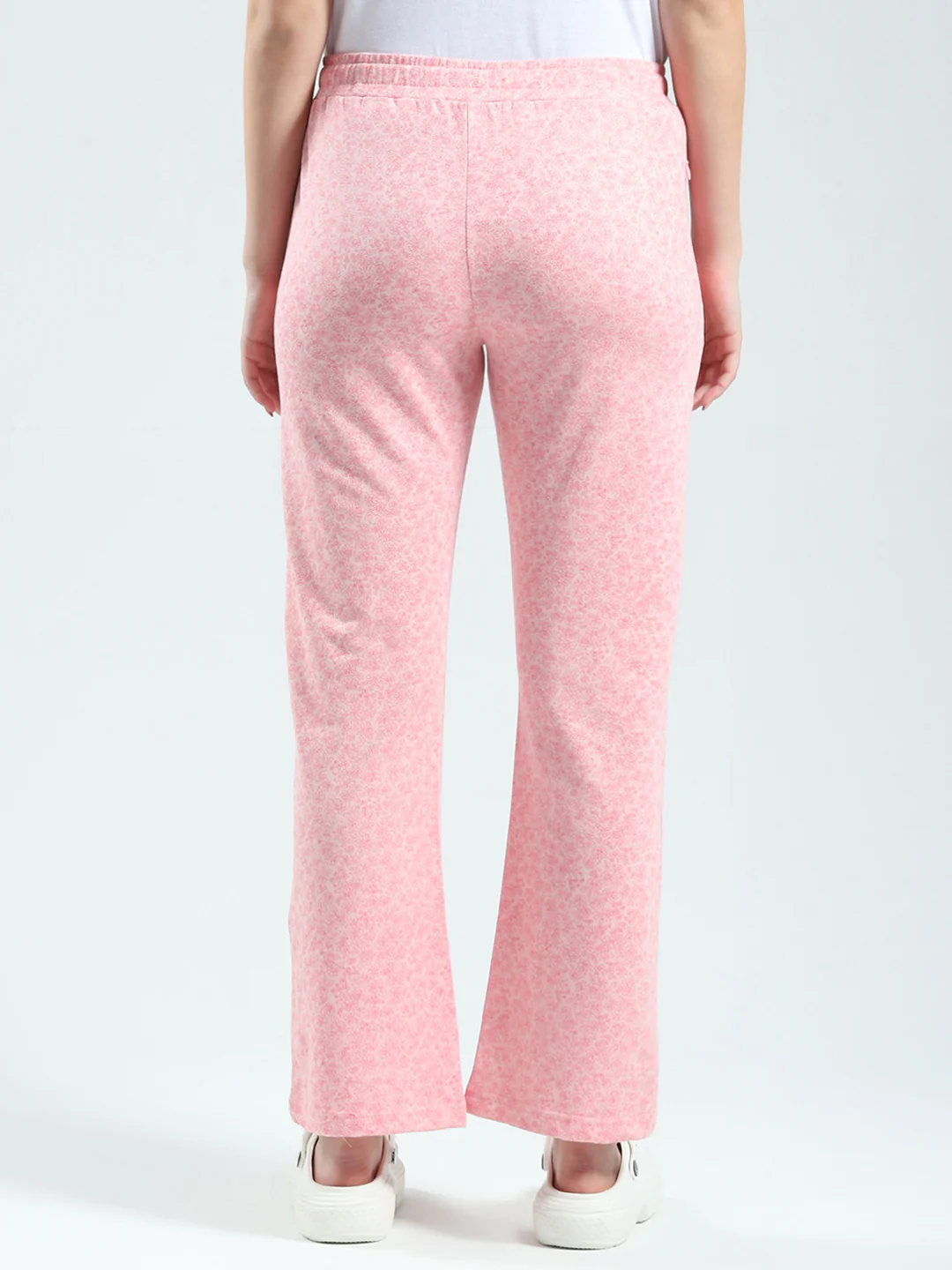 Women Pink Printed Regular Fit Lower - Image 5