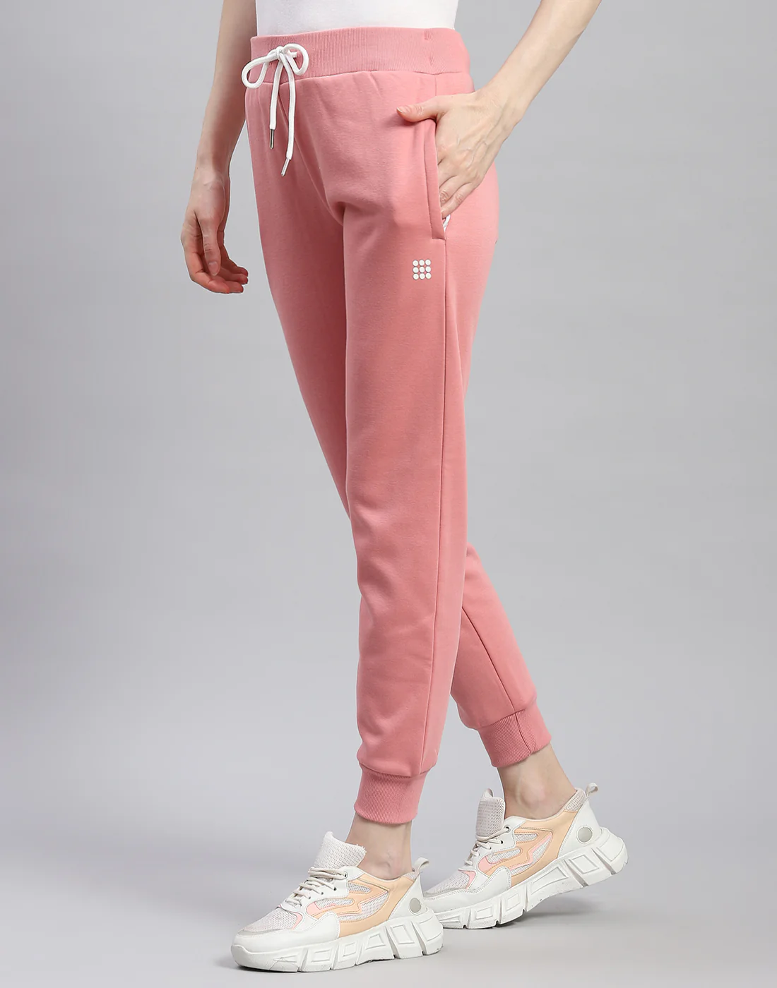 Rock.it Women Pink Printed Round Neck Full Sleeve Cords Set - Image 7