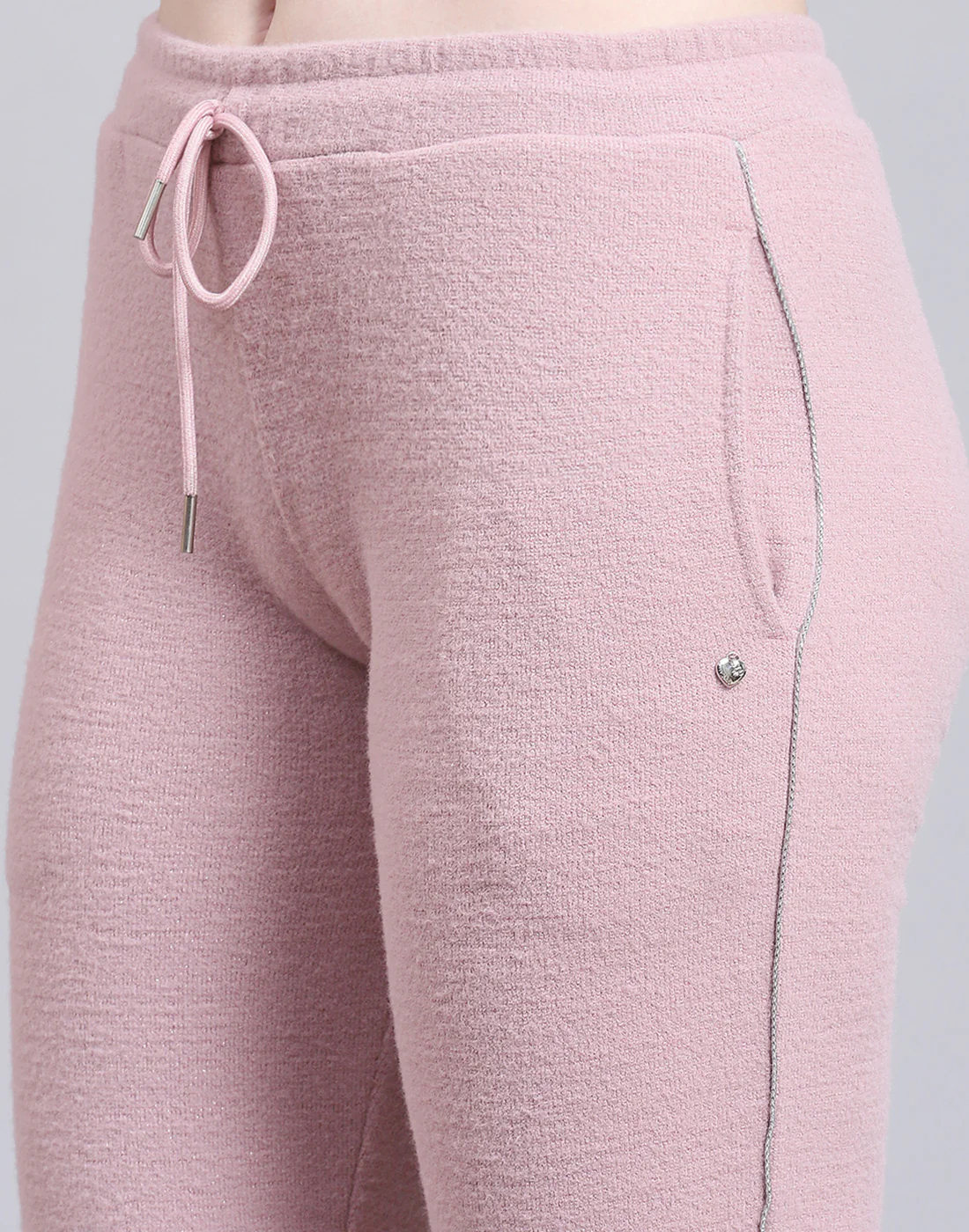 Women Pink Solid F Neck Full Sleeve Cords Set - Image 10
