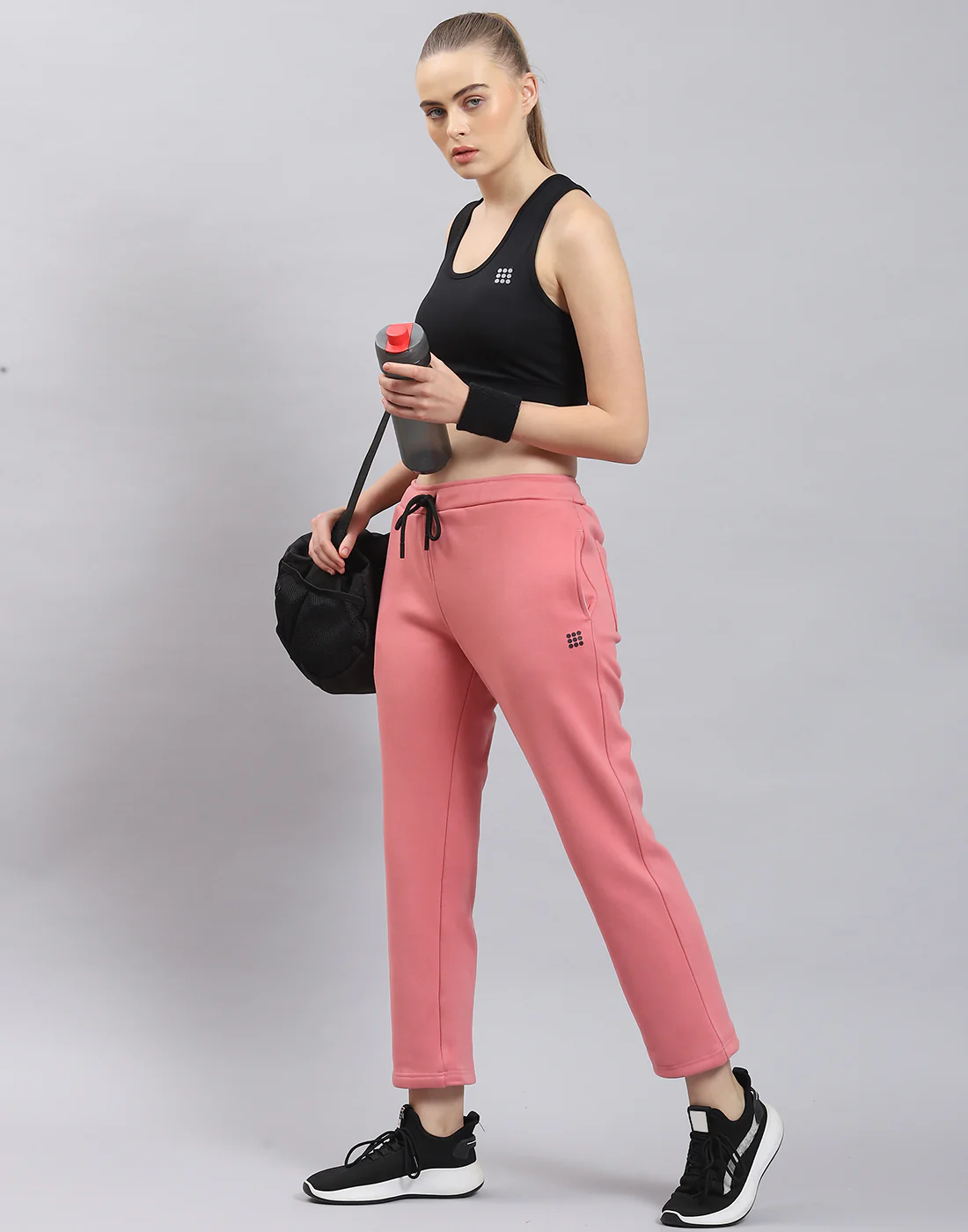 Rock.it Women Pink Solid Regular Fit Winter Lower - Image 2