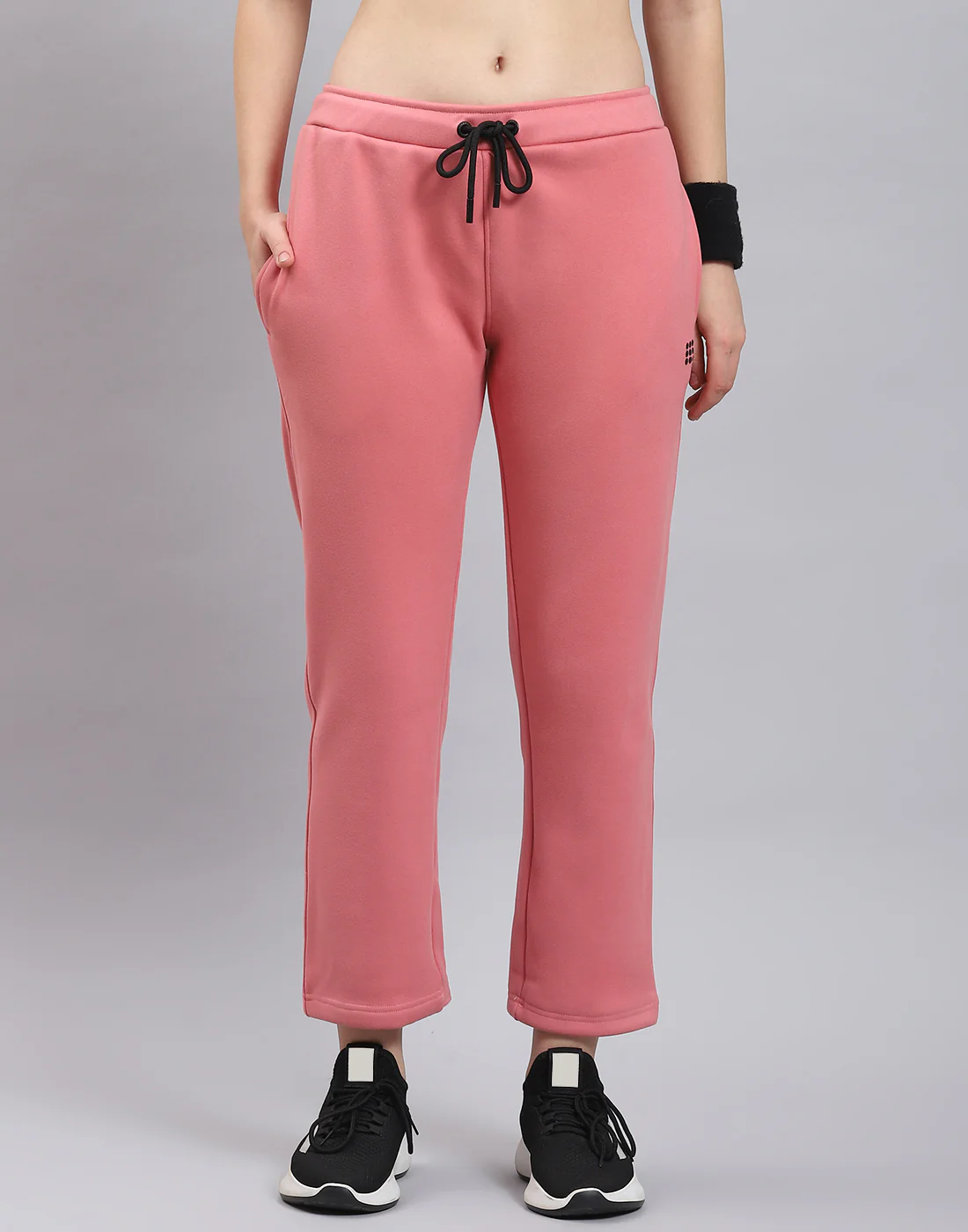 Rock.it Women Pink Solid Regular Fit Winter Lower - Image 3